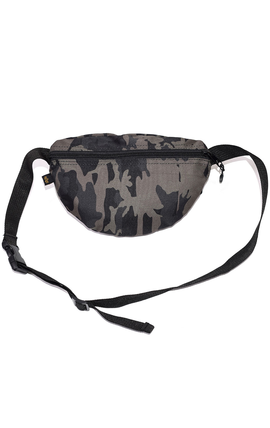 Сумка поясная ALPHA INDUSTRIES RUBBER PRINT WAIST BAG black camo 