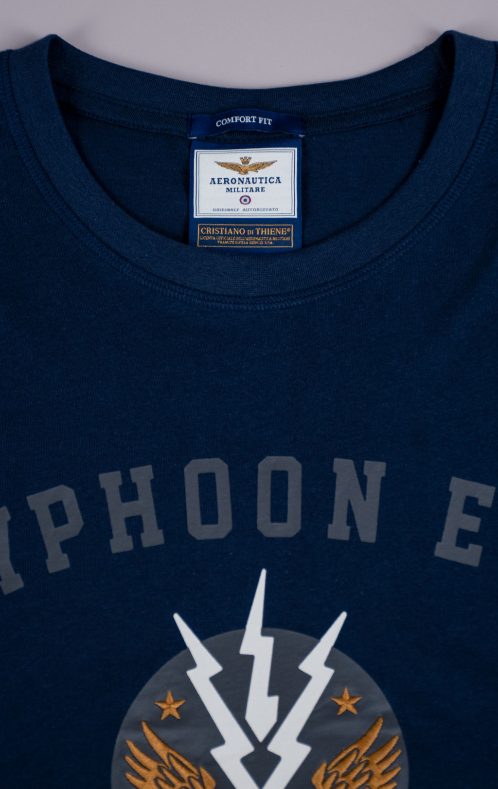 Футболка AERONAUTICA MILITARE big size SS 26/BD blue navy (TS 2529) 