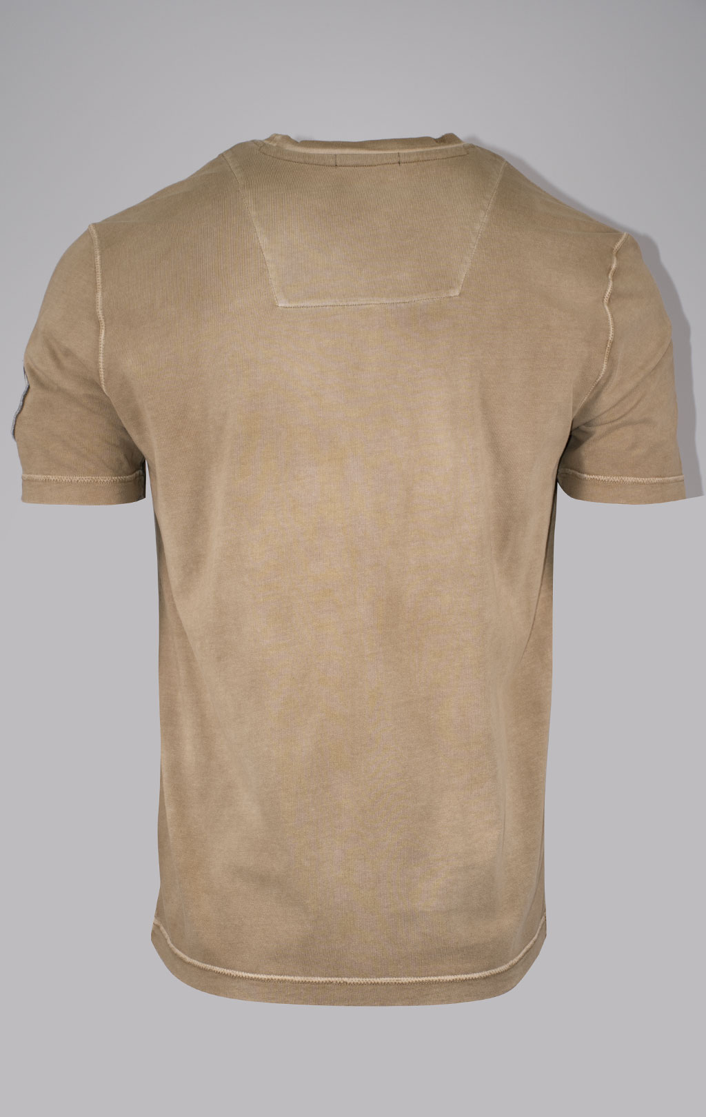 Футболка AERONAUTICA MILITARE vintage aircraft mechanic SS 24/IN peanut brown washed (TS 2227)