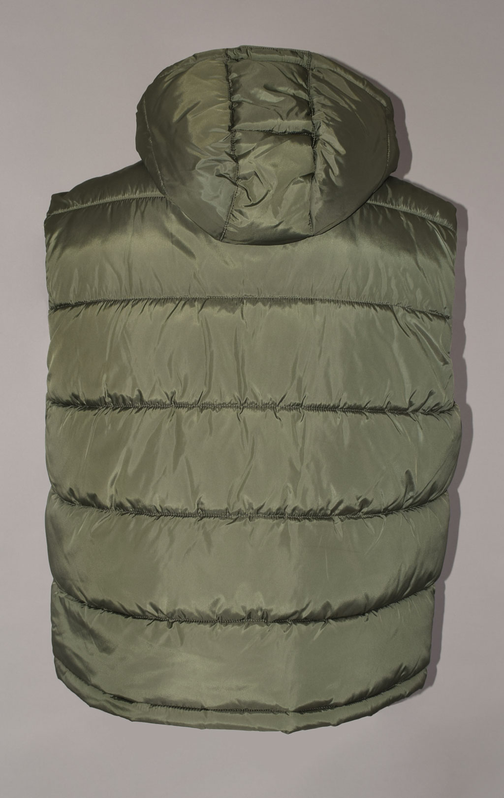 Жилет ALPHA INDUSTRIES HOODED PUFFER VEST FD sage green 