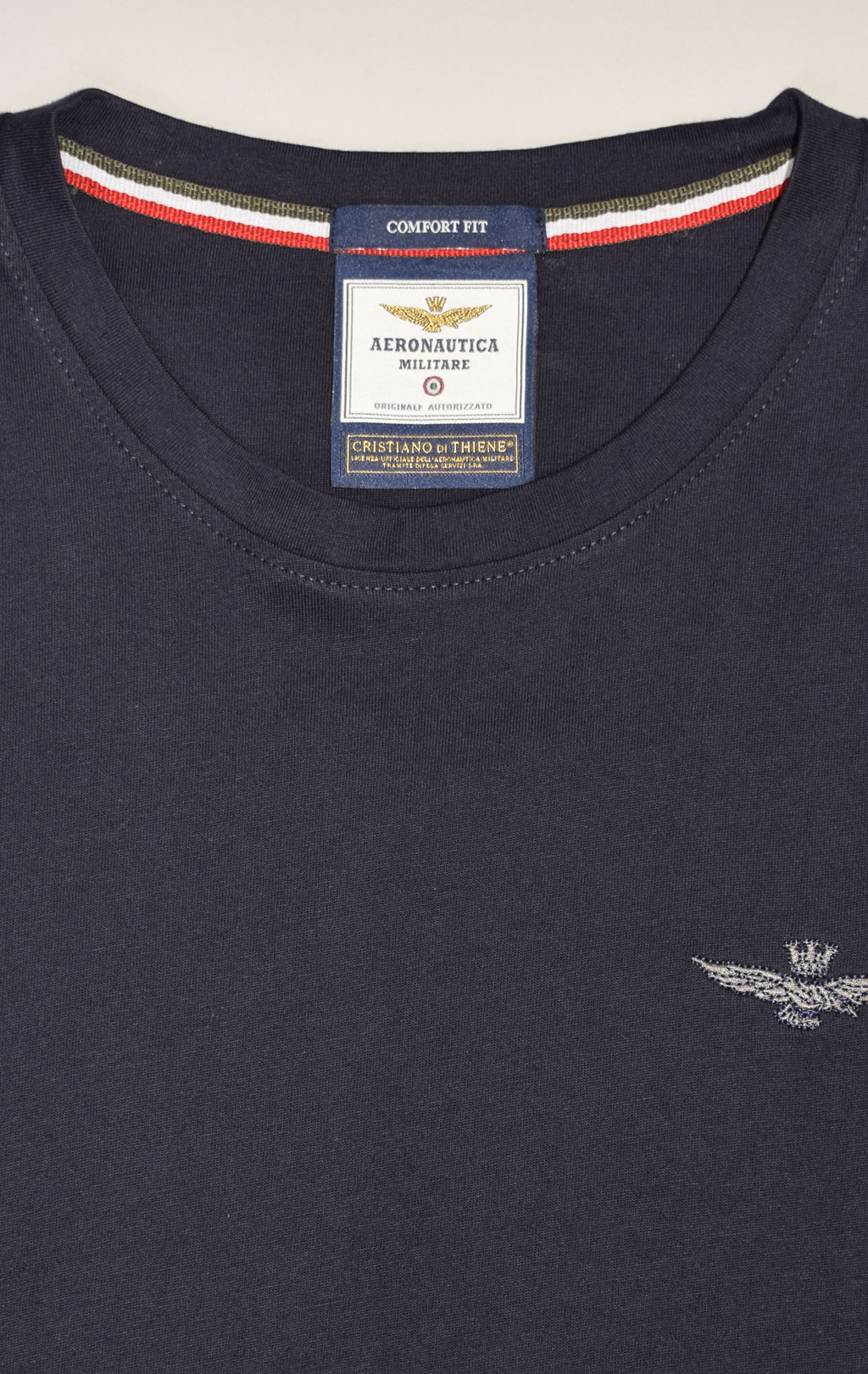 Футболка AERONAUTICA MILITARE big size SS 23/BD blue navy (TS 2065) 