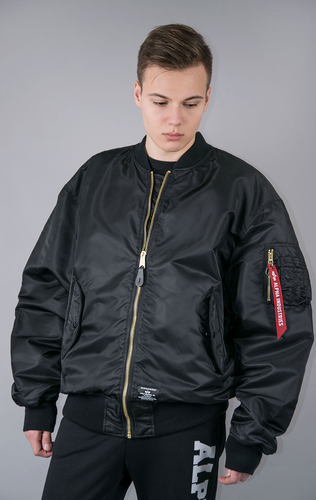 Ветровка ALPHA INDUSTRIES GEN-II FLIGHT JACKET L-2B SS 23 m black 