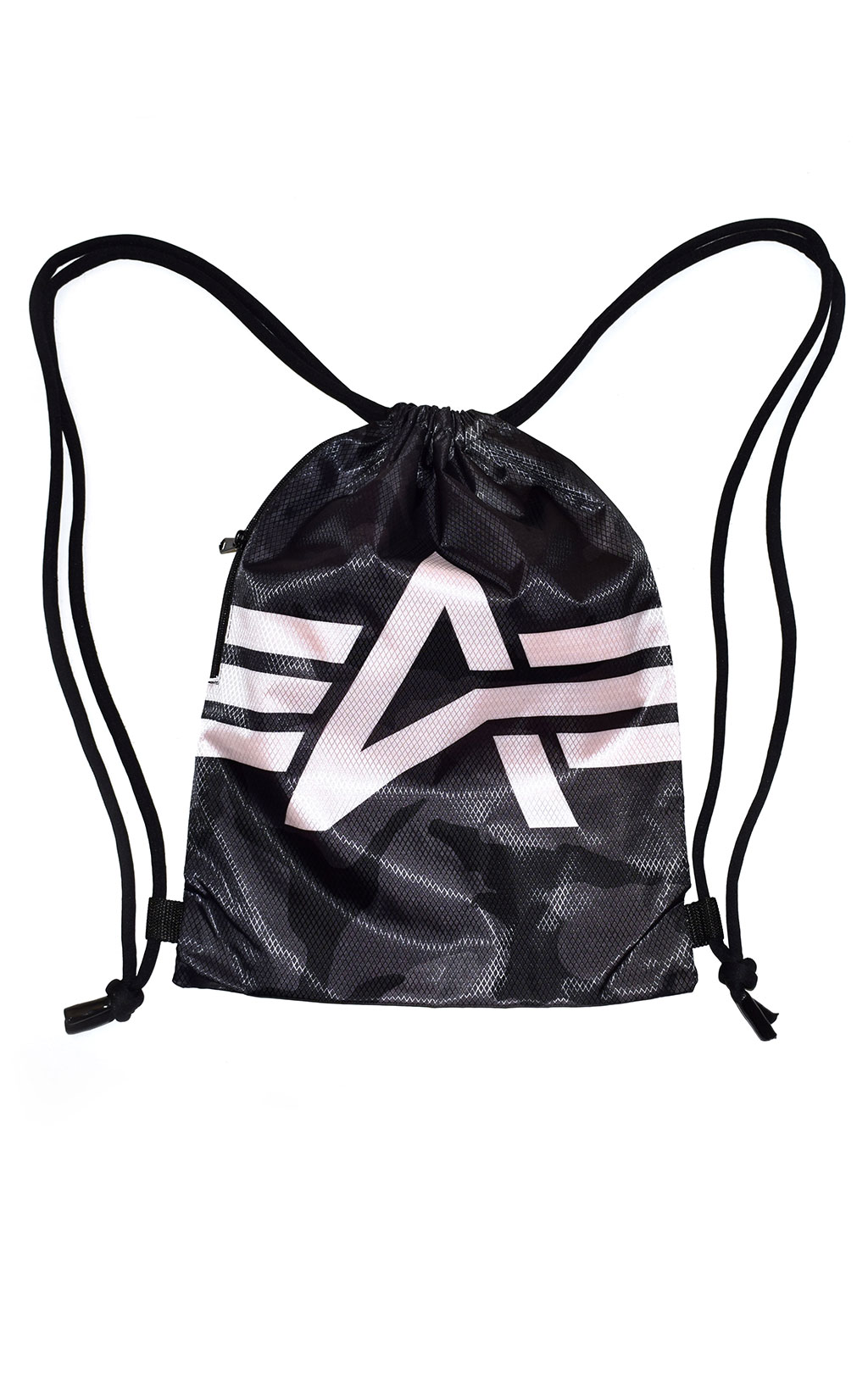 Сумка ALPHA INDUSTRIES BASIC GYM BAG black camo 