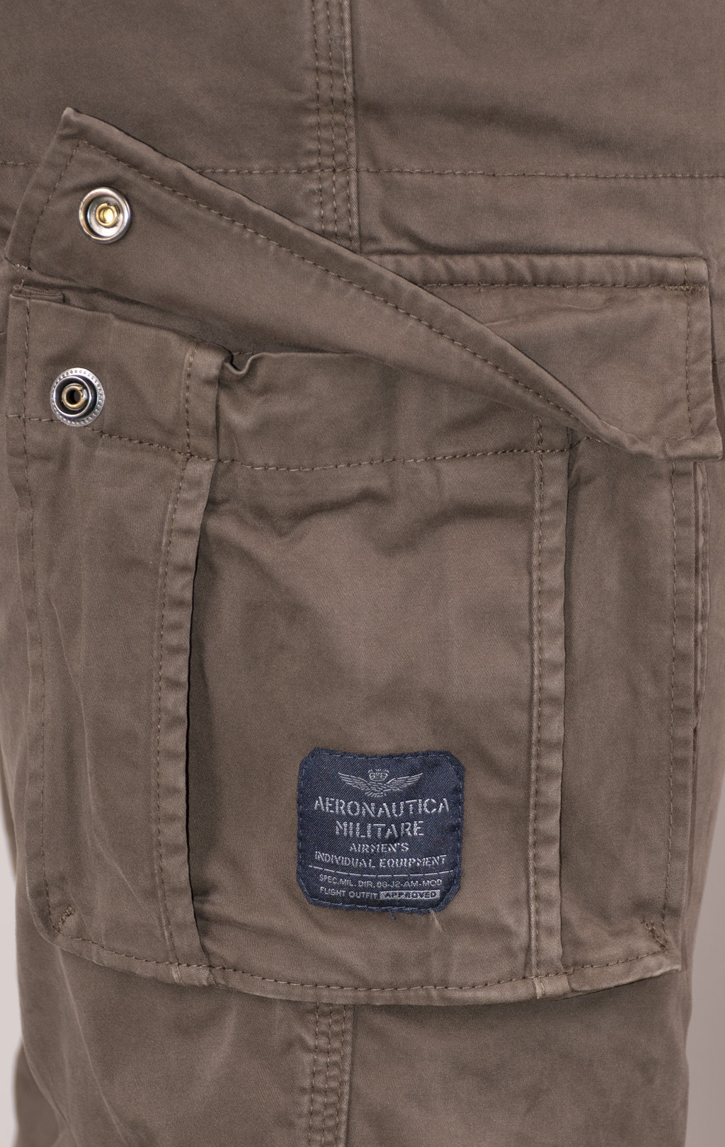 Брюки-карго AERONAUTICA MILITARE плотные FW 24/25/AL light mud (PA 1329) 