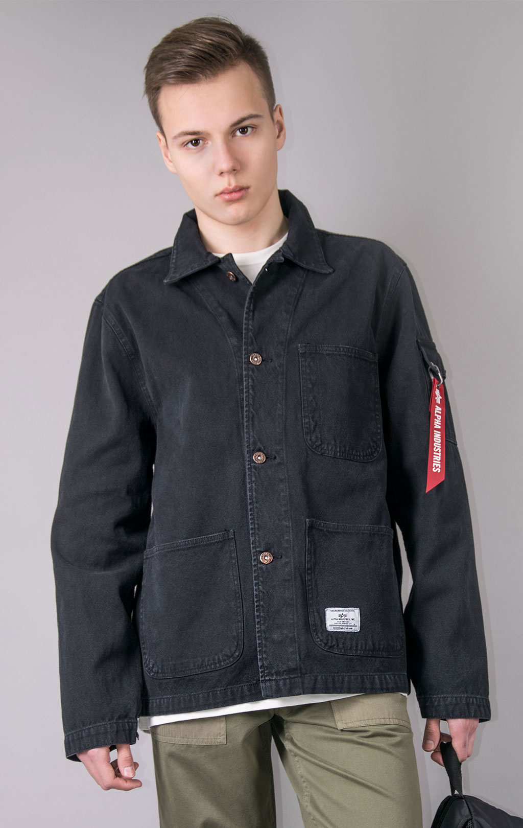 Ветровка ALPHA INDUSTRIES UTILITY CHORE COAT N-3 SS 23 m black 