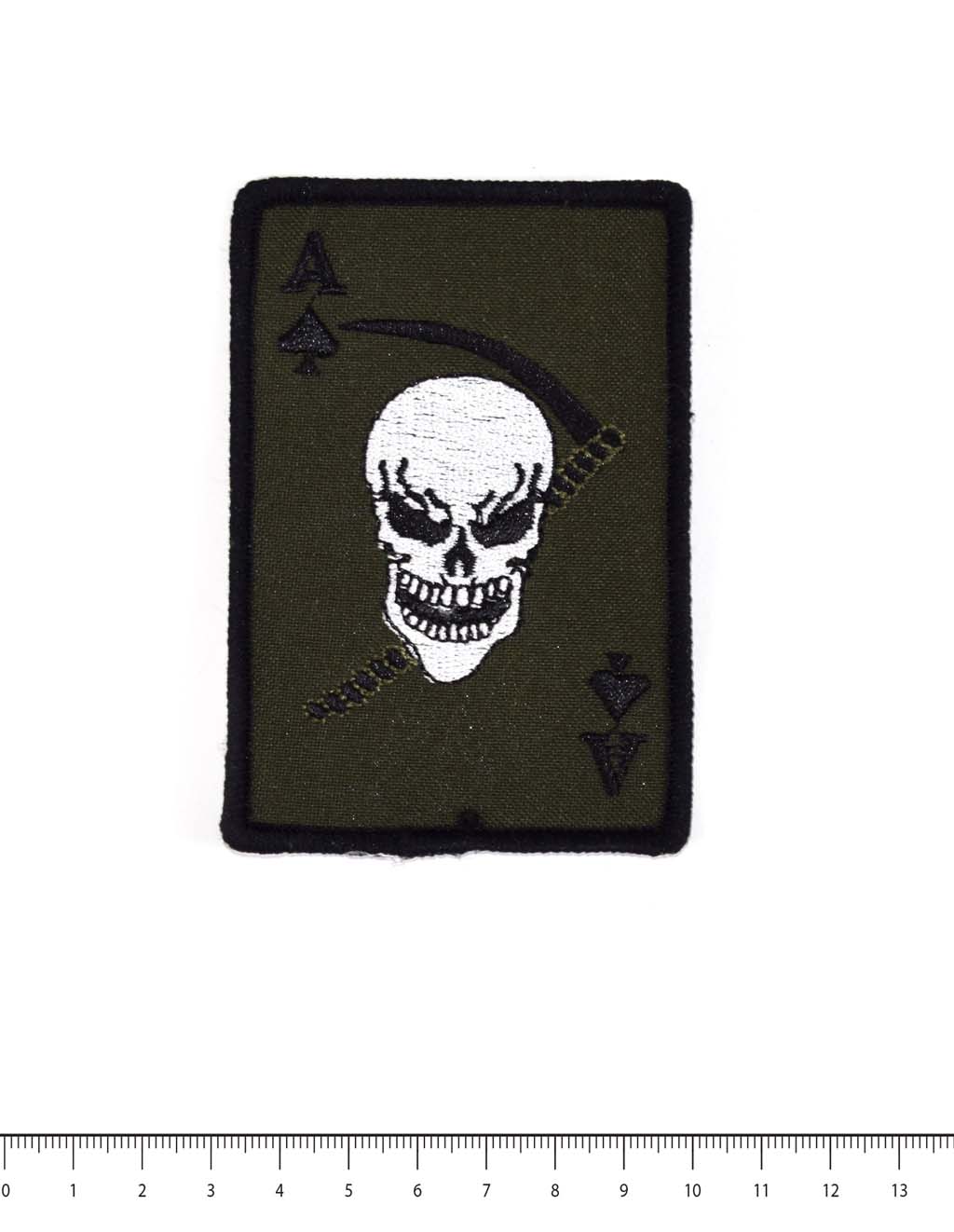 Нашивка Death Ace Card olive (PM0882) 