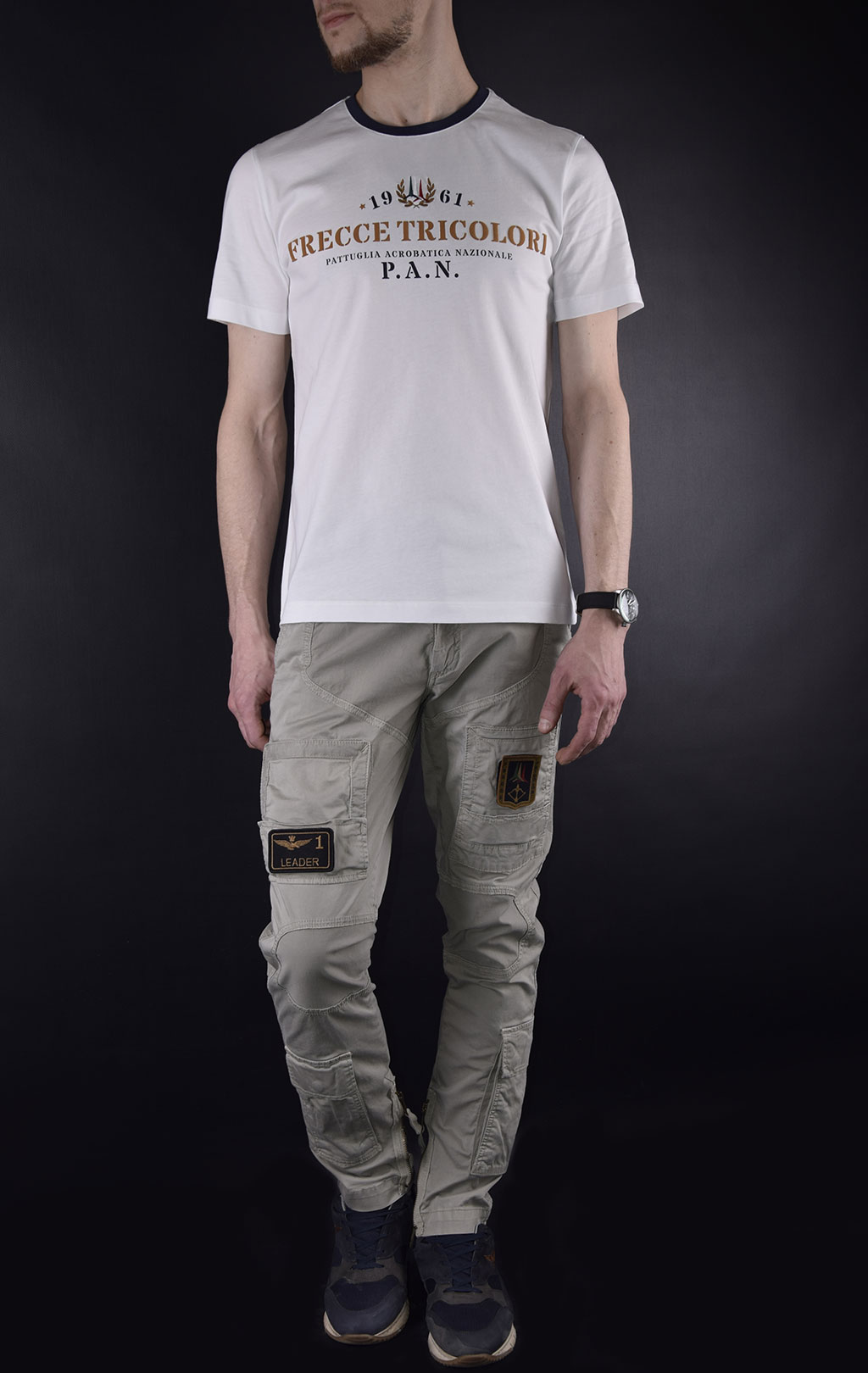 Футболка AERONAUTICA MILITARE off white (TS 1579) 