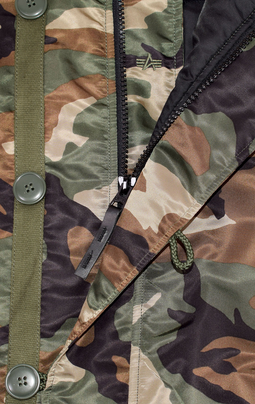 Аляска ALPHA INDUSTRIES AIRBORNE N-3B camo woodland 65 