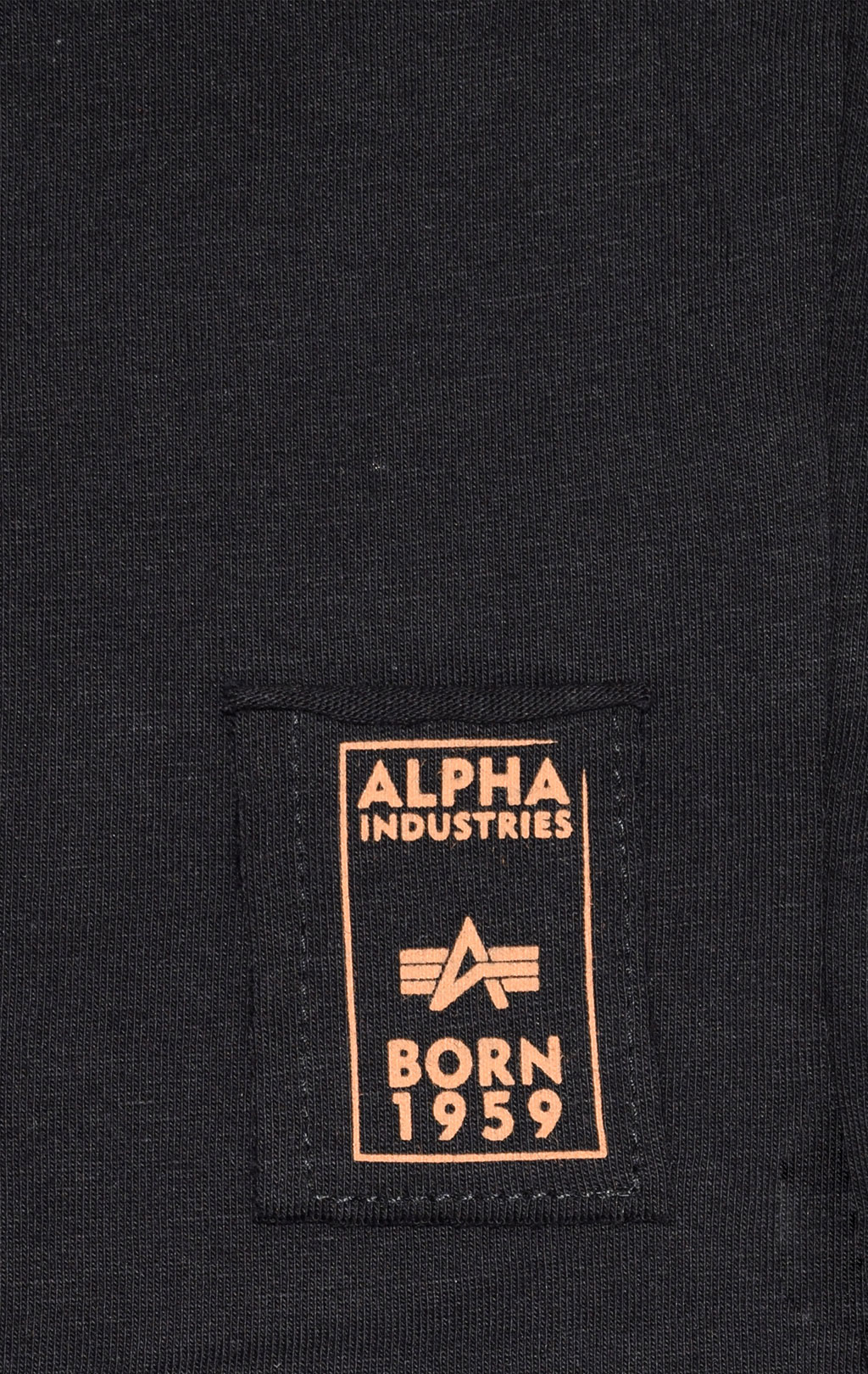 Футболка ALPHA INDUSTRIES CAMO PRINT black/orange 