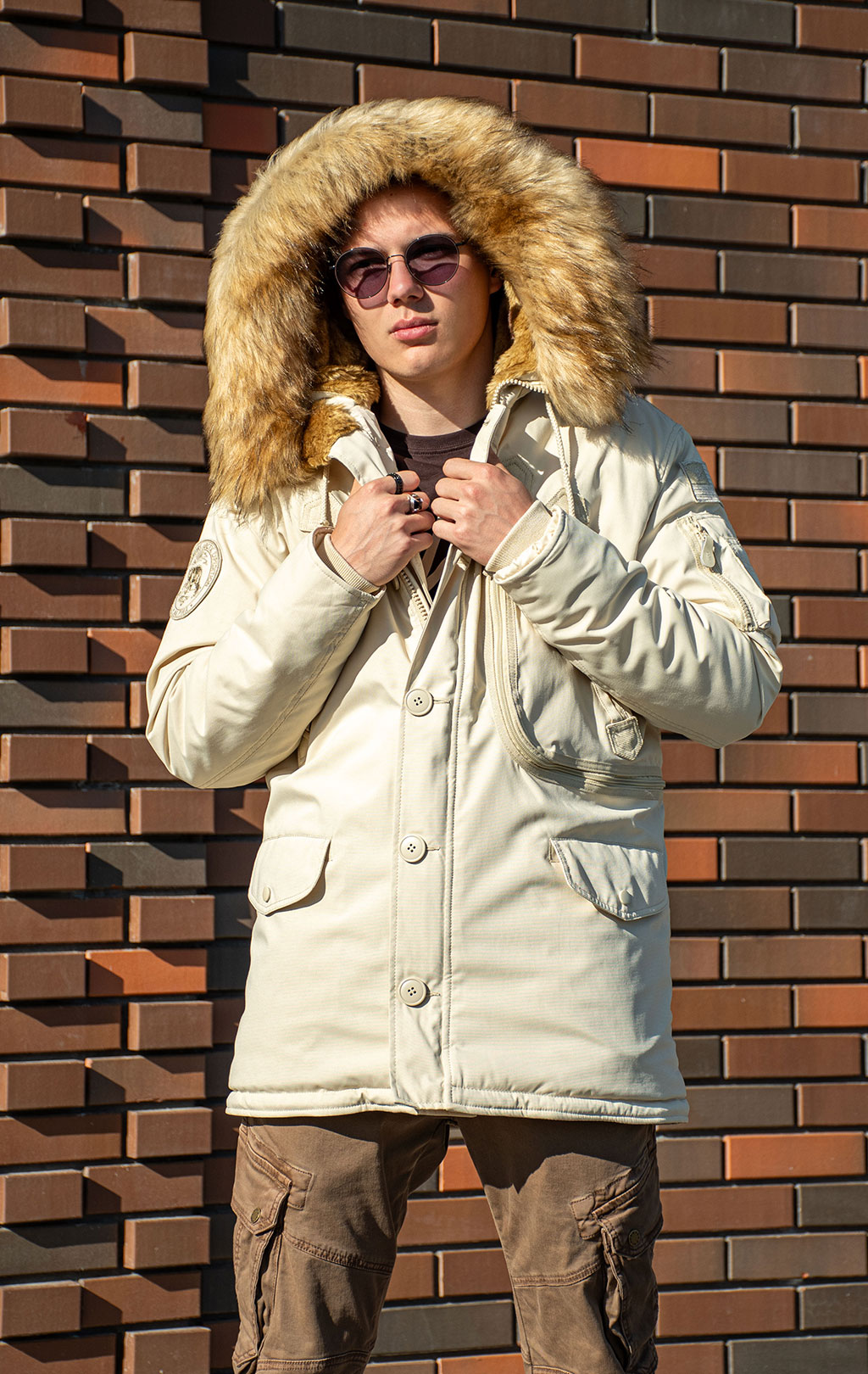 Аляска ALPHA INDUSTRIES POLAR vintage white 