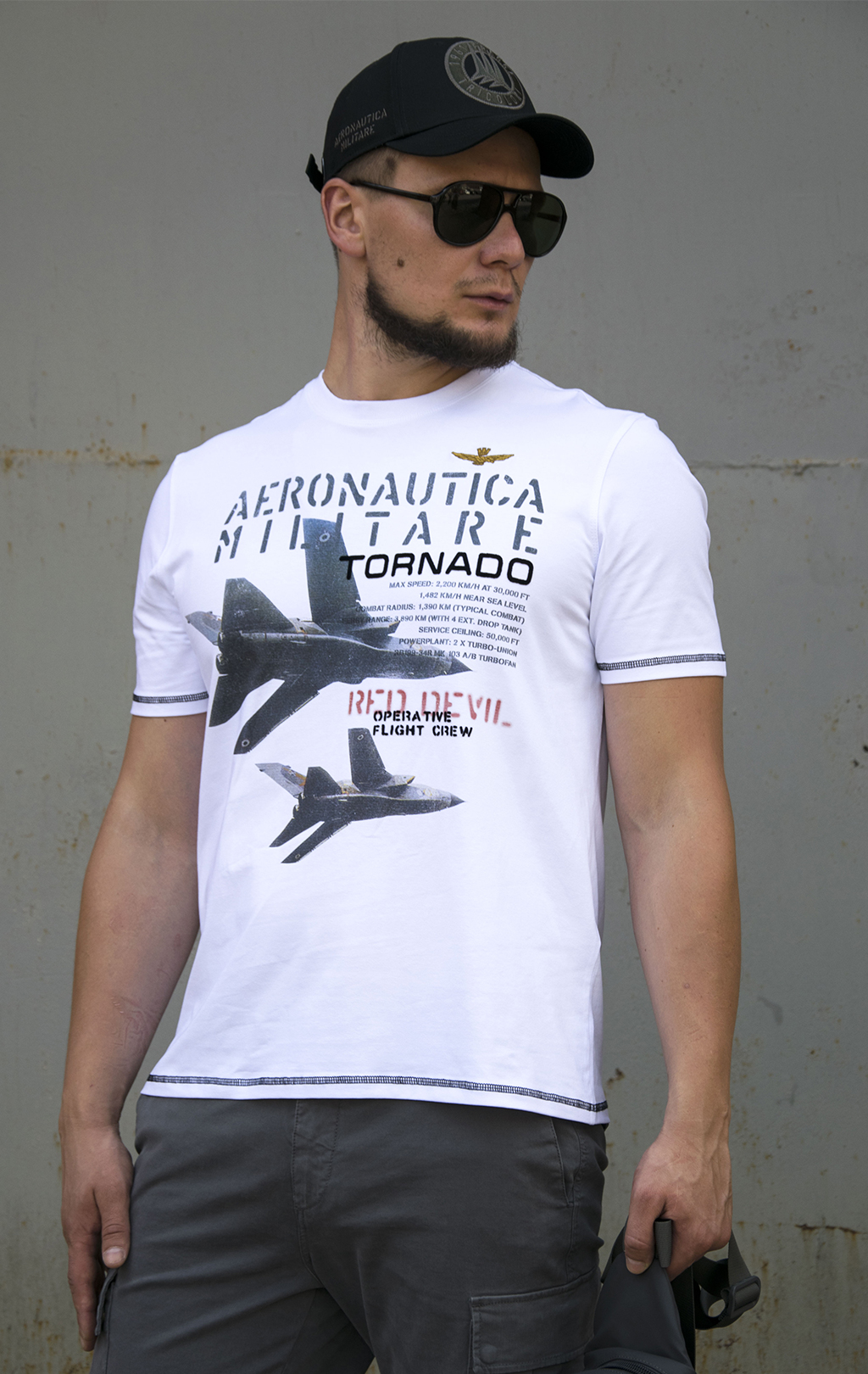 Футболка AERONAUTICA MILITARE FW 21/22/TR off white (TS 1912) 