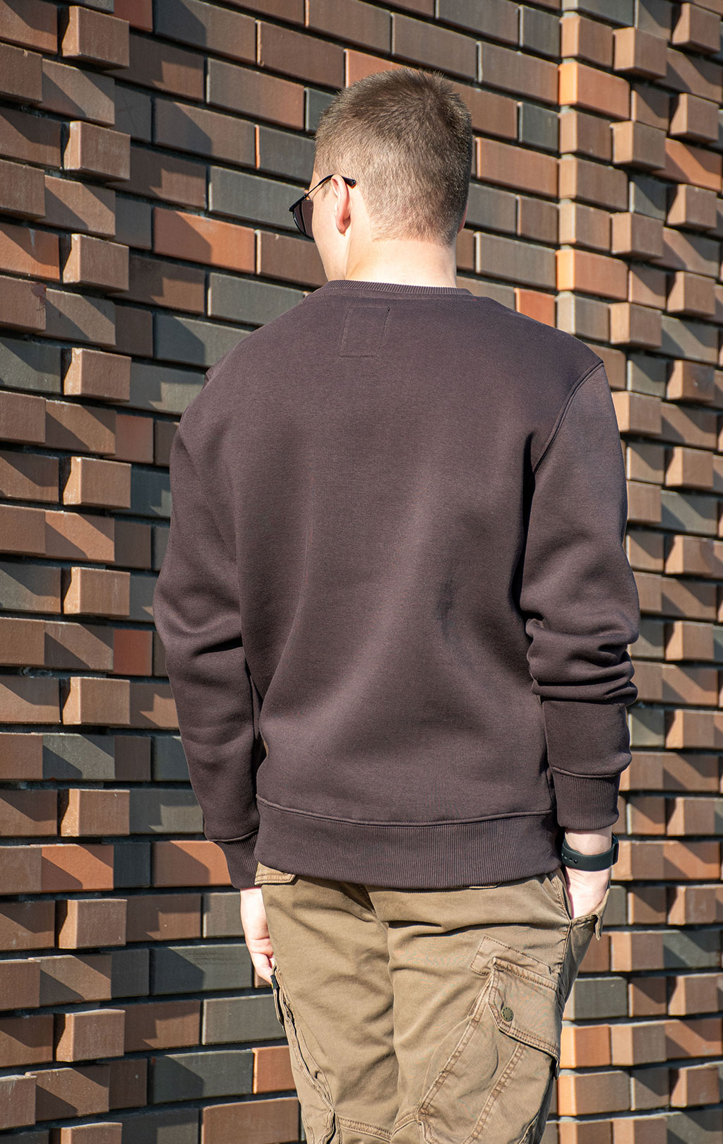 Свитшот ALPHA INDUSTRIES BASIC SWEATER hunter brown 