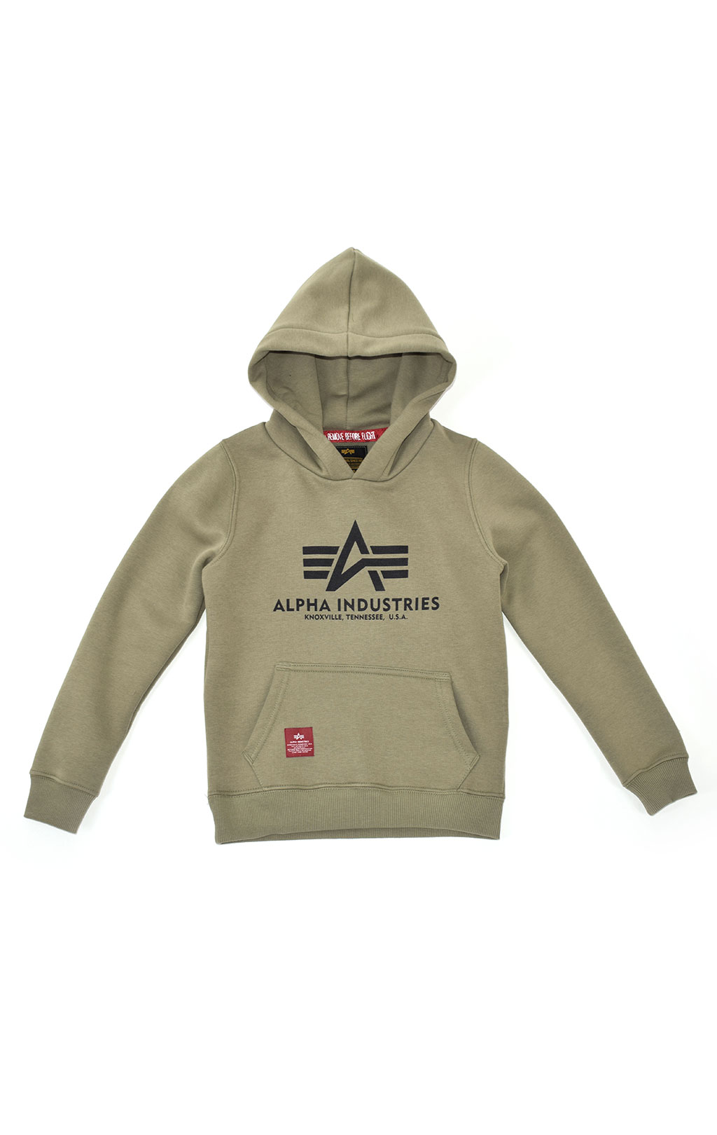 Детская толстовка ALPHA INDUSTRIES BASIC HOODY olive 