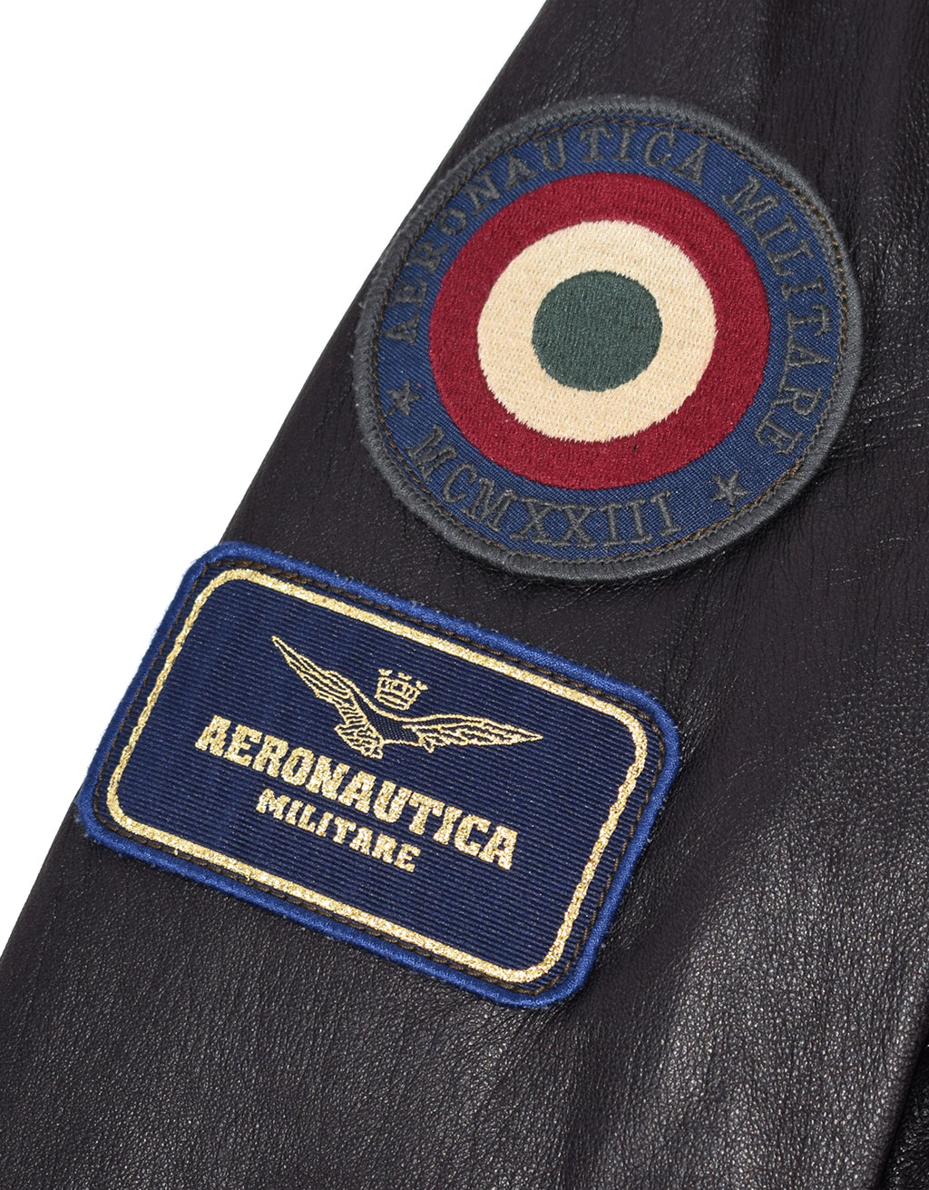 Куртка AERONAUTICA MILITARE кожа SS 20/IT chocolate (PN 5008) 