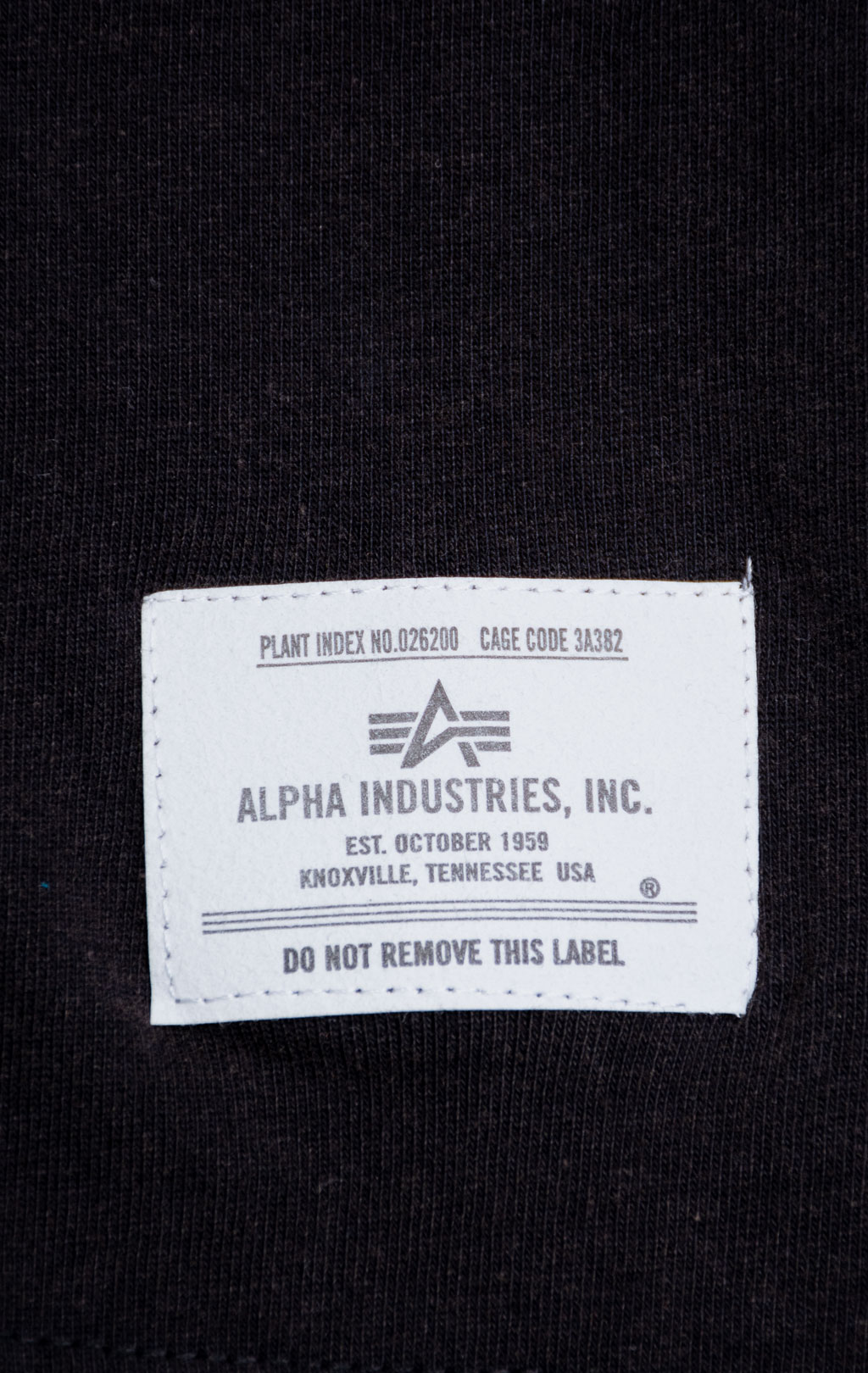 Футболка ALPHA INDUSTRIES ESSENTIAL WASHED TEE плотная FW 21/22 black 