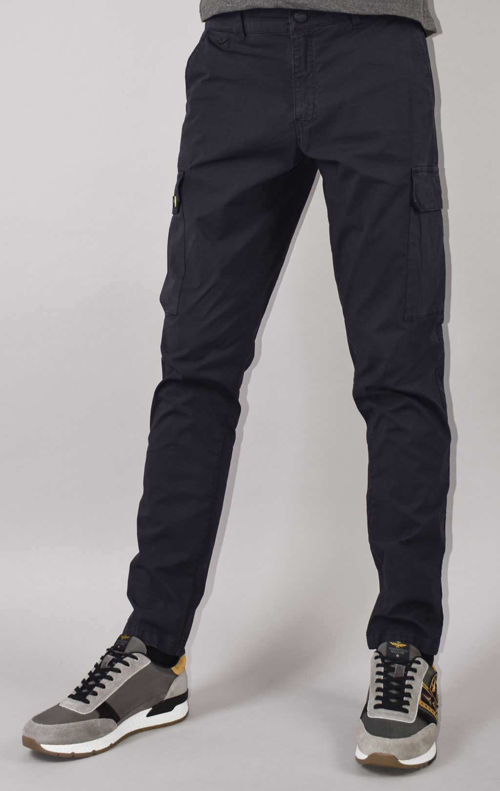 Брюки-карго AERONAUTICA MILITARE big size SS 22/AL dark navy (PA 1469) 