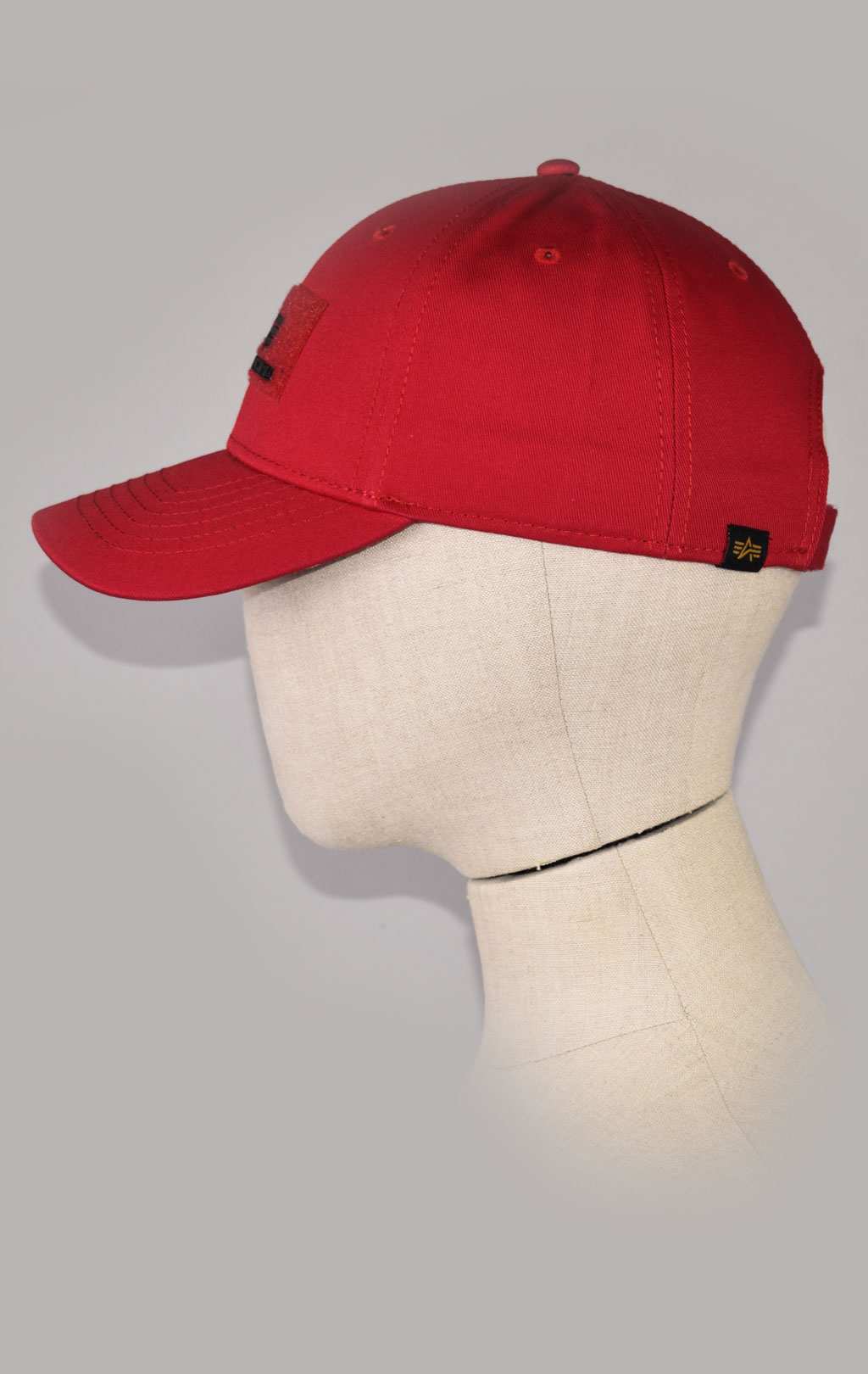 Бейсболка ALPHA INDUSTRIES VELCRO CAP II speed red 