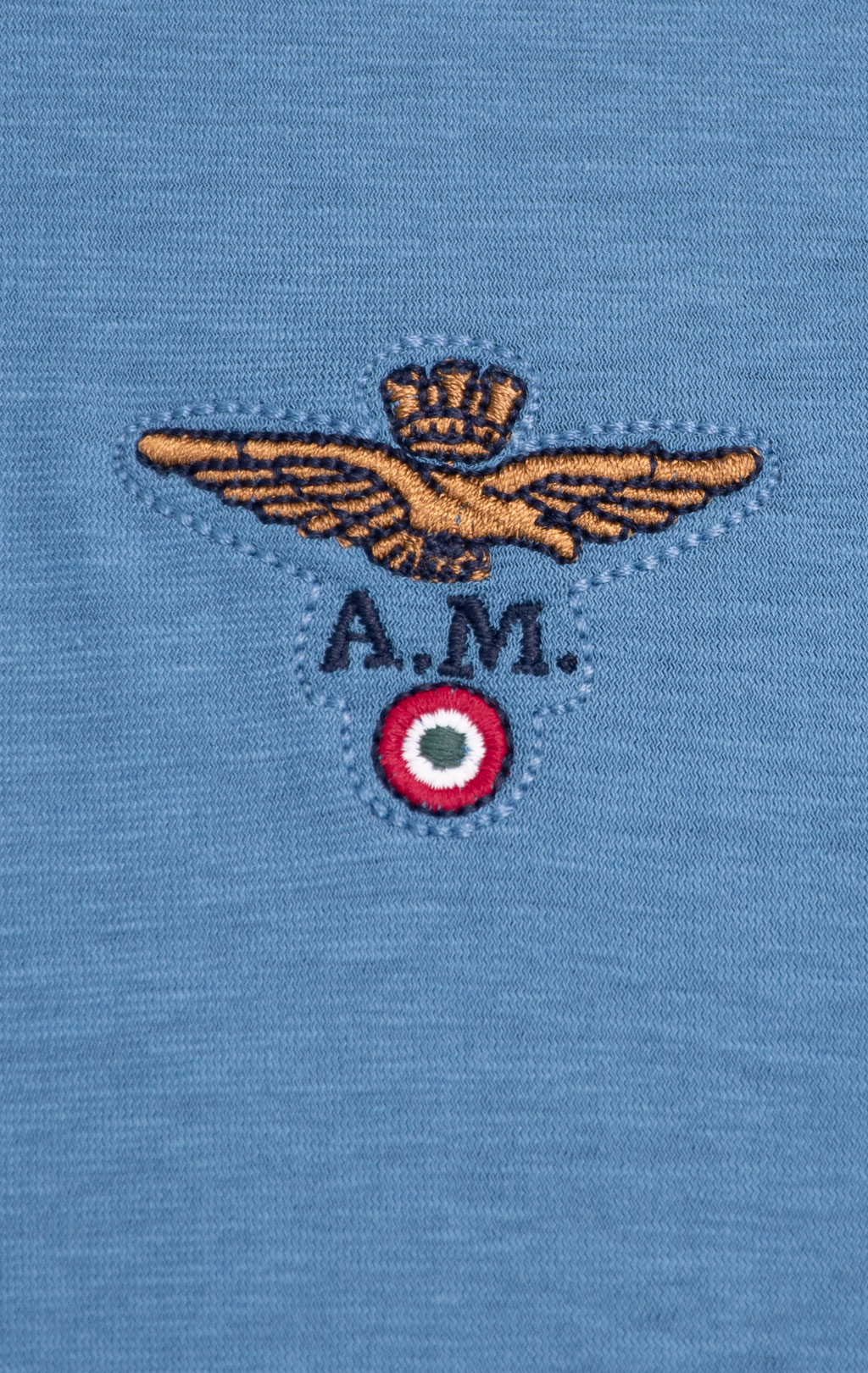 Футболка AERONAUTICA MILITARE big size SS 26/TR dusty blue (TS 2509) 