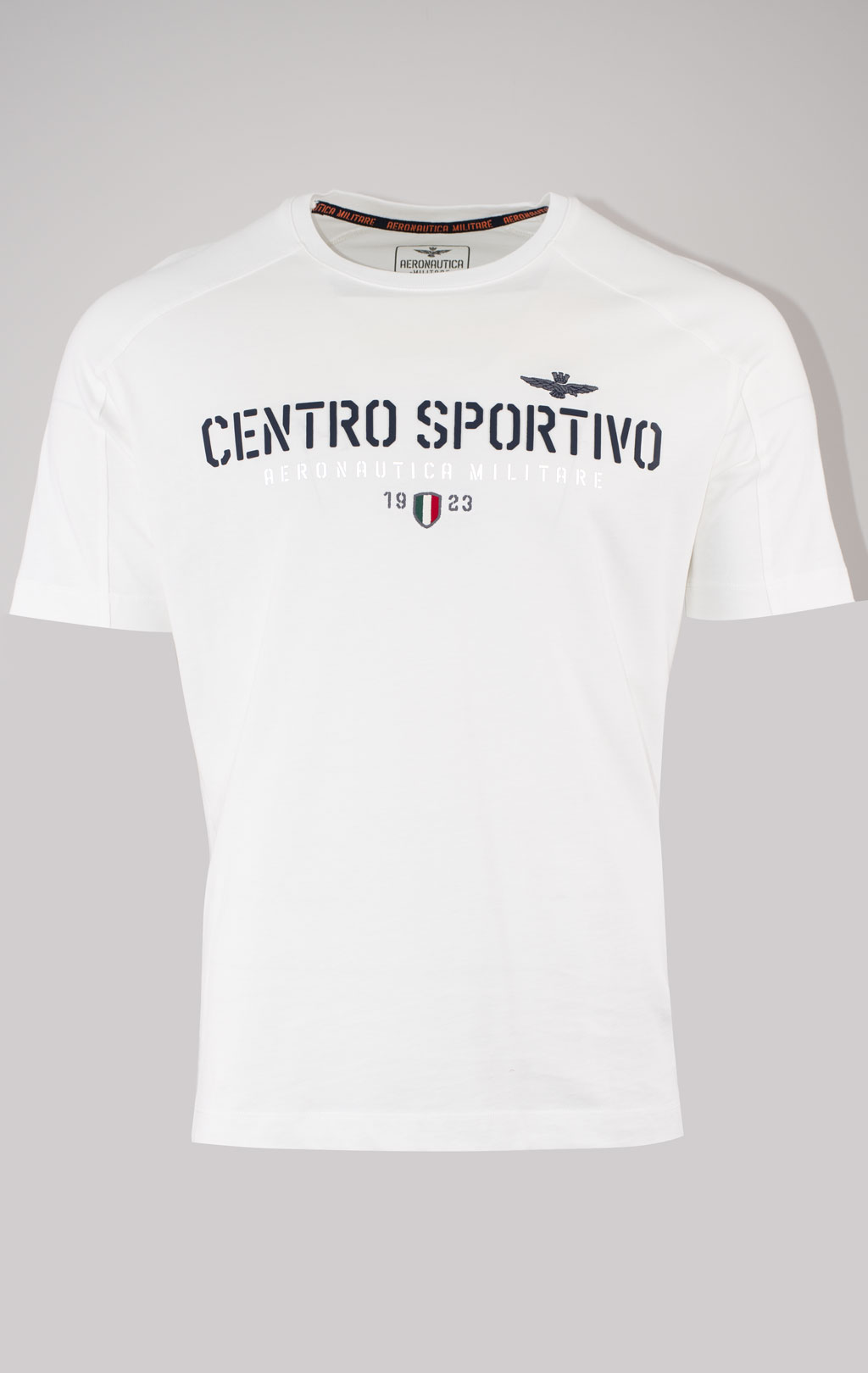 Футболка AERONAUTICA MILITARE SS 24/TR off white (TS 2207) 