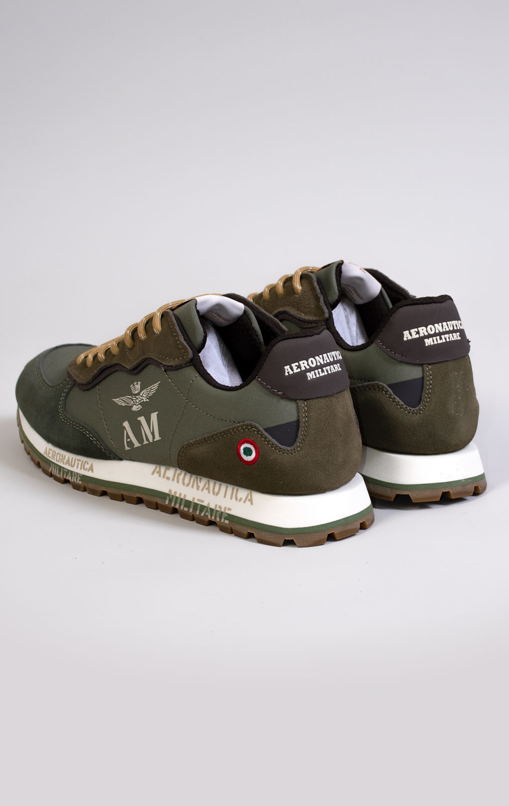 Кроссовки AERONAUTICA MILITARE (SC 0320) FW 25/26/CN verde militare 