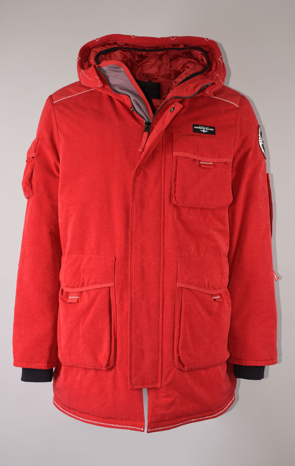 Куртка-парка AERONAUTICA MILITARE ANTARCTICA FW 23/24 m/CN red (AB 2110) 