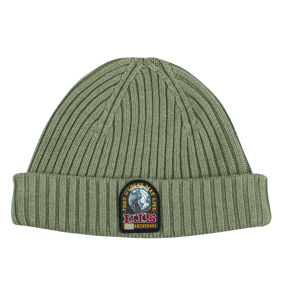 Шапка вязаная PARAJUMPERS RIB HAT military 