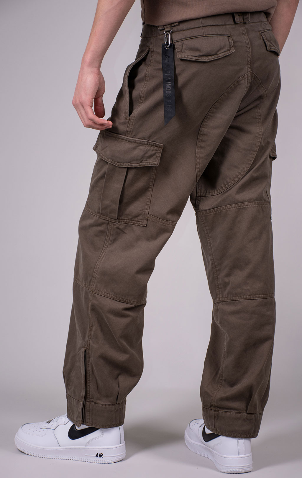Брюки-карго ALPHA INDUSTRIES BELGIAN PANT M-64 плотные FW 24/25 coyote brown 