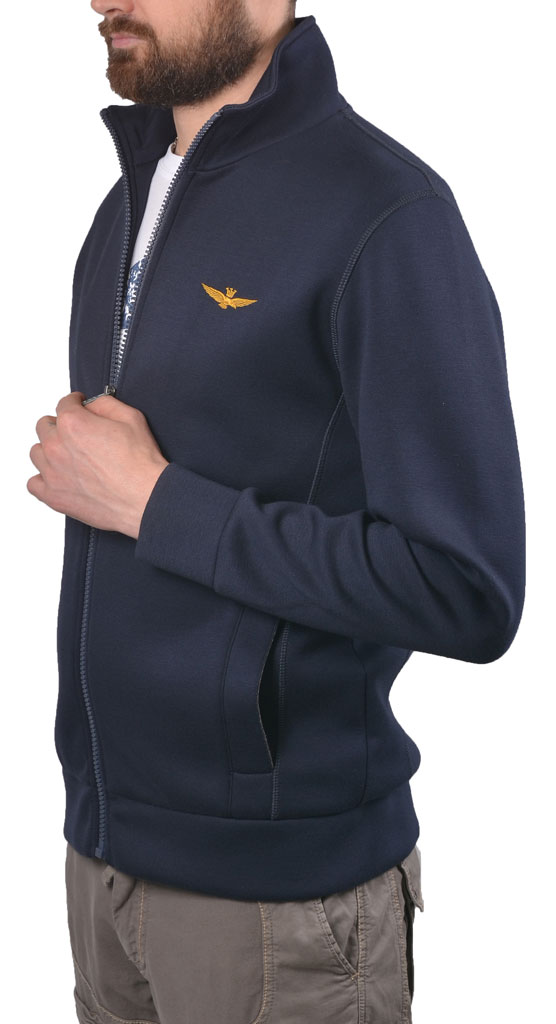 Толстовка AERONAUTICA MILITARE blue navy (FE 1038) 