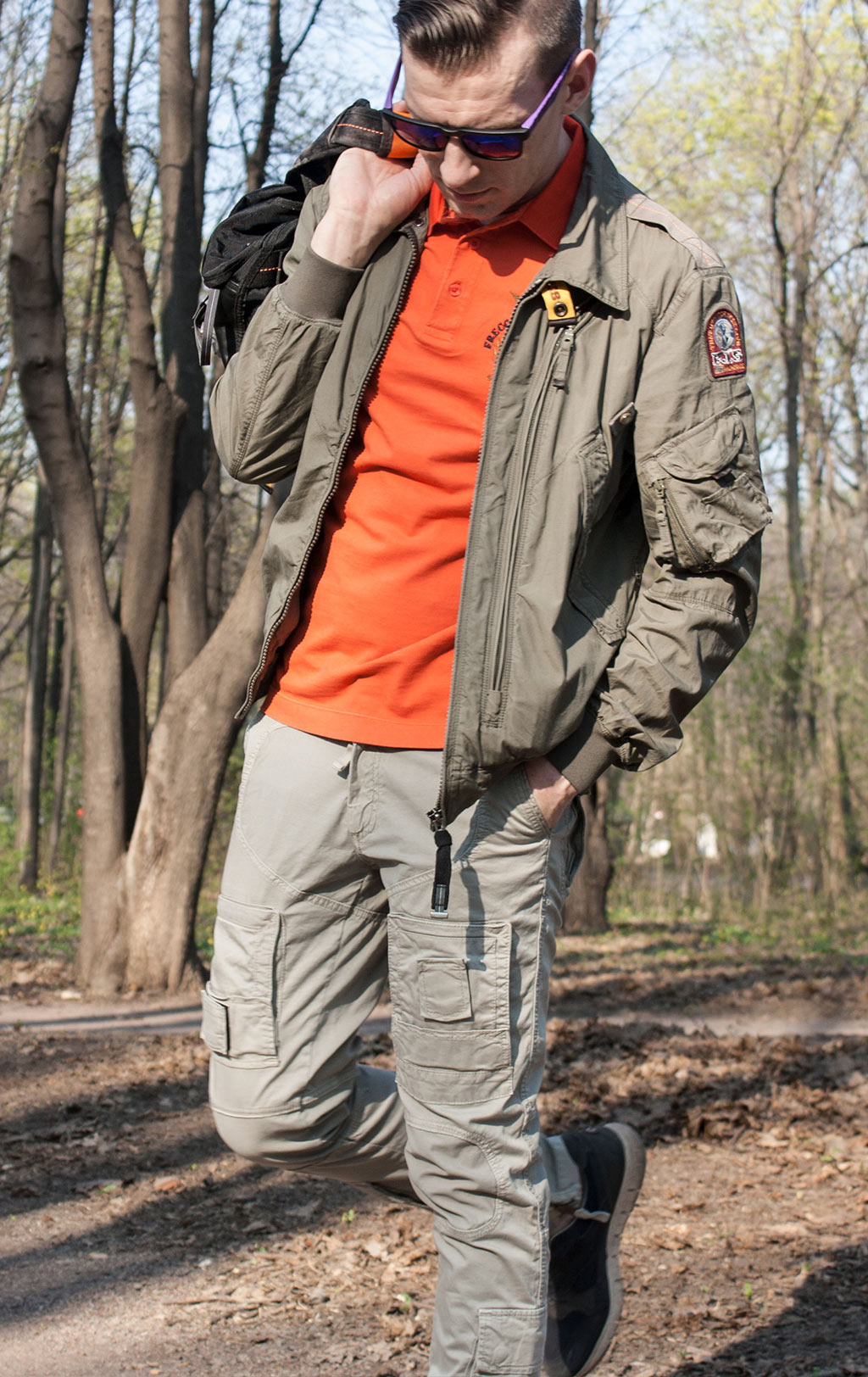 Ветровка PARAJUMPERS BRIGADIER army 