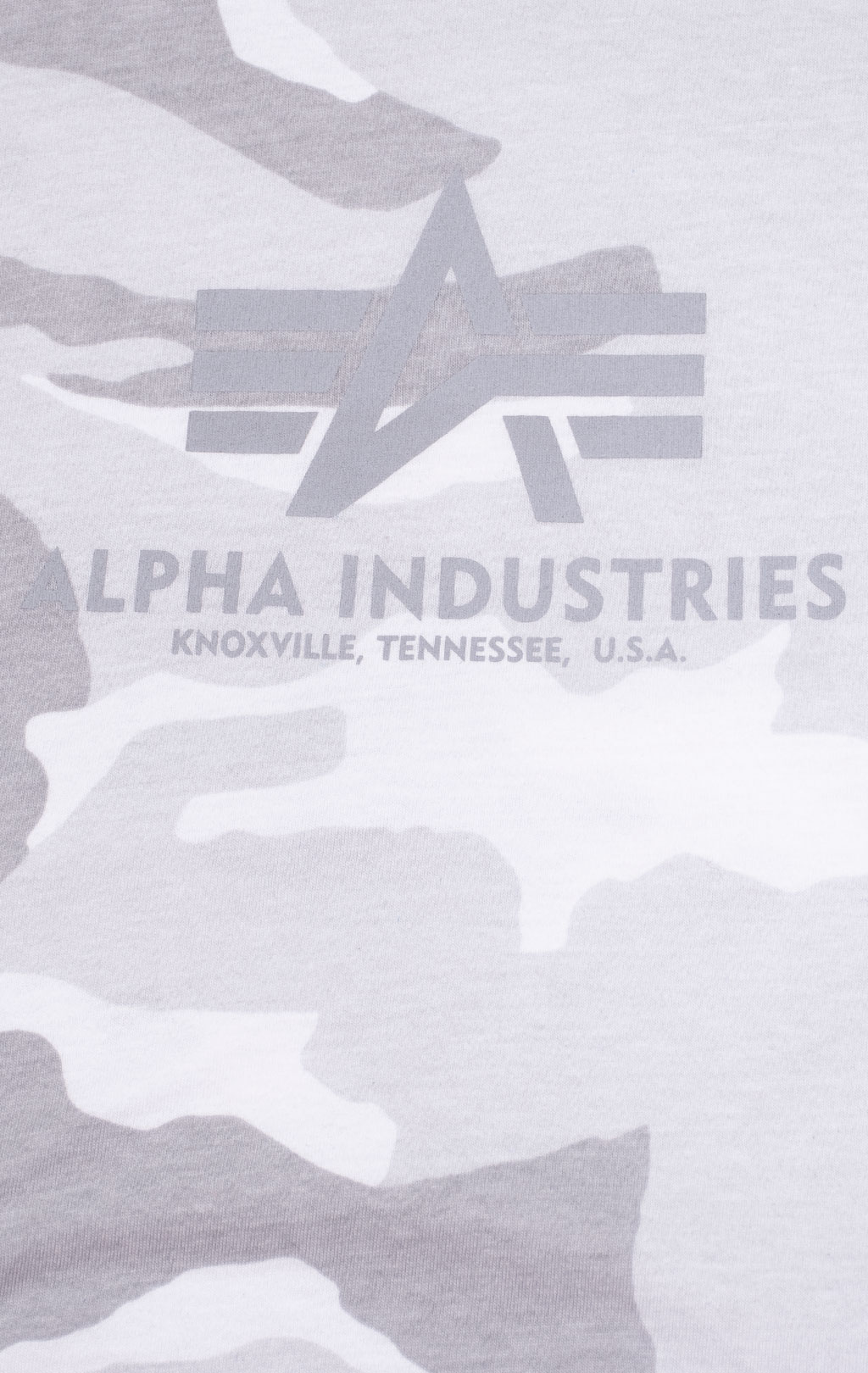 Женская футболка ALPHA INDUSTRIES NEW CAMO BASIC T white camo 