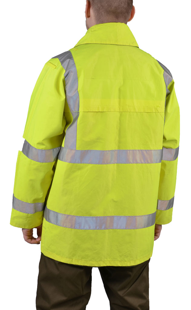 Куртка светоотражающая 2-х сторонняя yellow/olive Англия