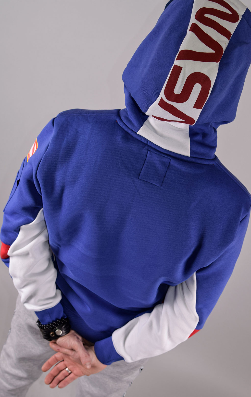 Толстовка ALPHA INDUSTRIES NASA SPACE CAMP HOODY nautical blue 