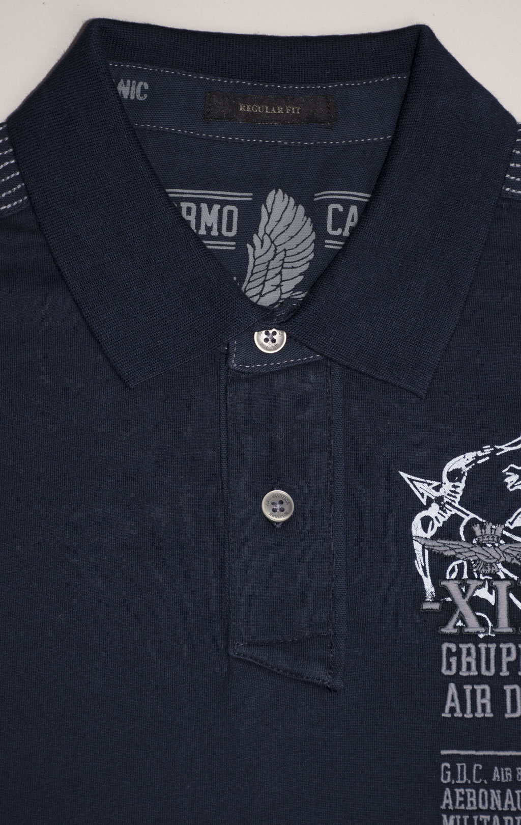 Поло-лонгслив AERONAUTICA MILITARE FW 24/25/TR dark blue (PO 1820) 