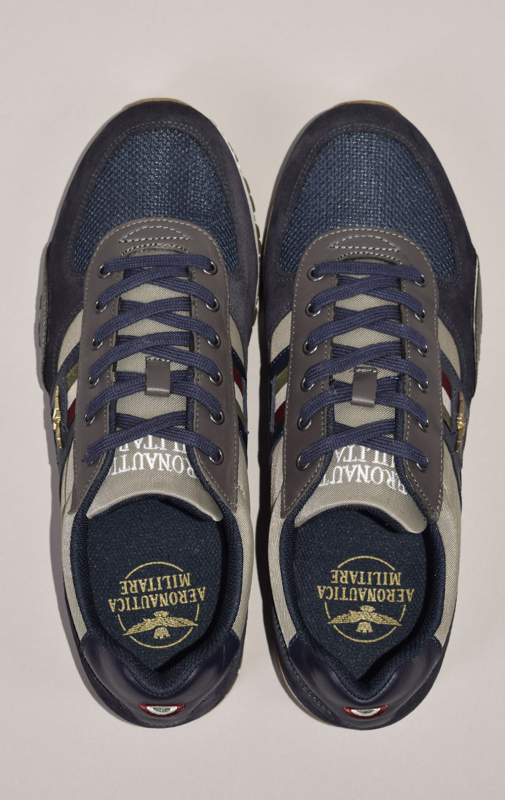 Кроссовки AERONAUTICA MILITARE FW 22/23 m/PT blue scuro/grigio medio (SC 190) 