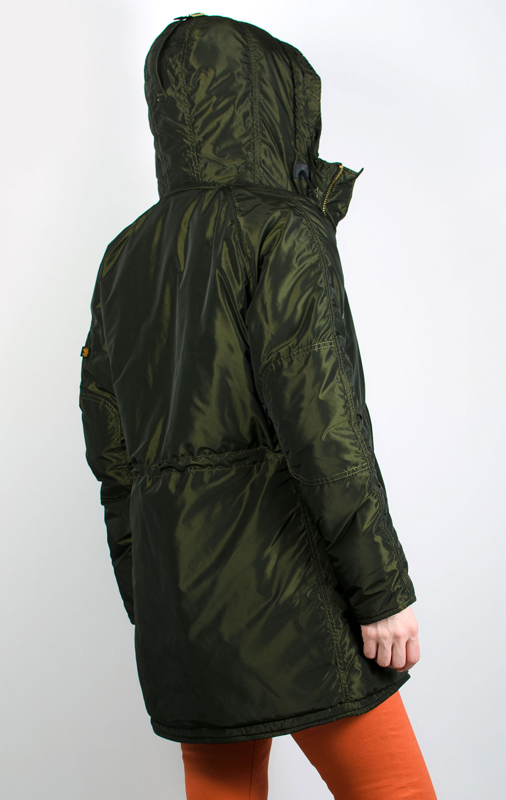 Женская аляска ALPHA INDUSTRIES EXPARKA dark green 