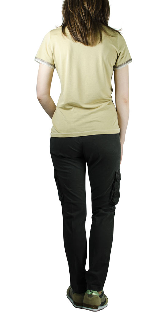 Женская футболка AERONAUTICA MILITARE sabbia (TS 1379) 