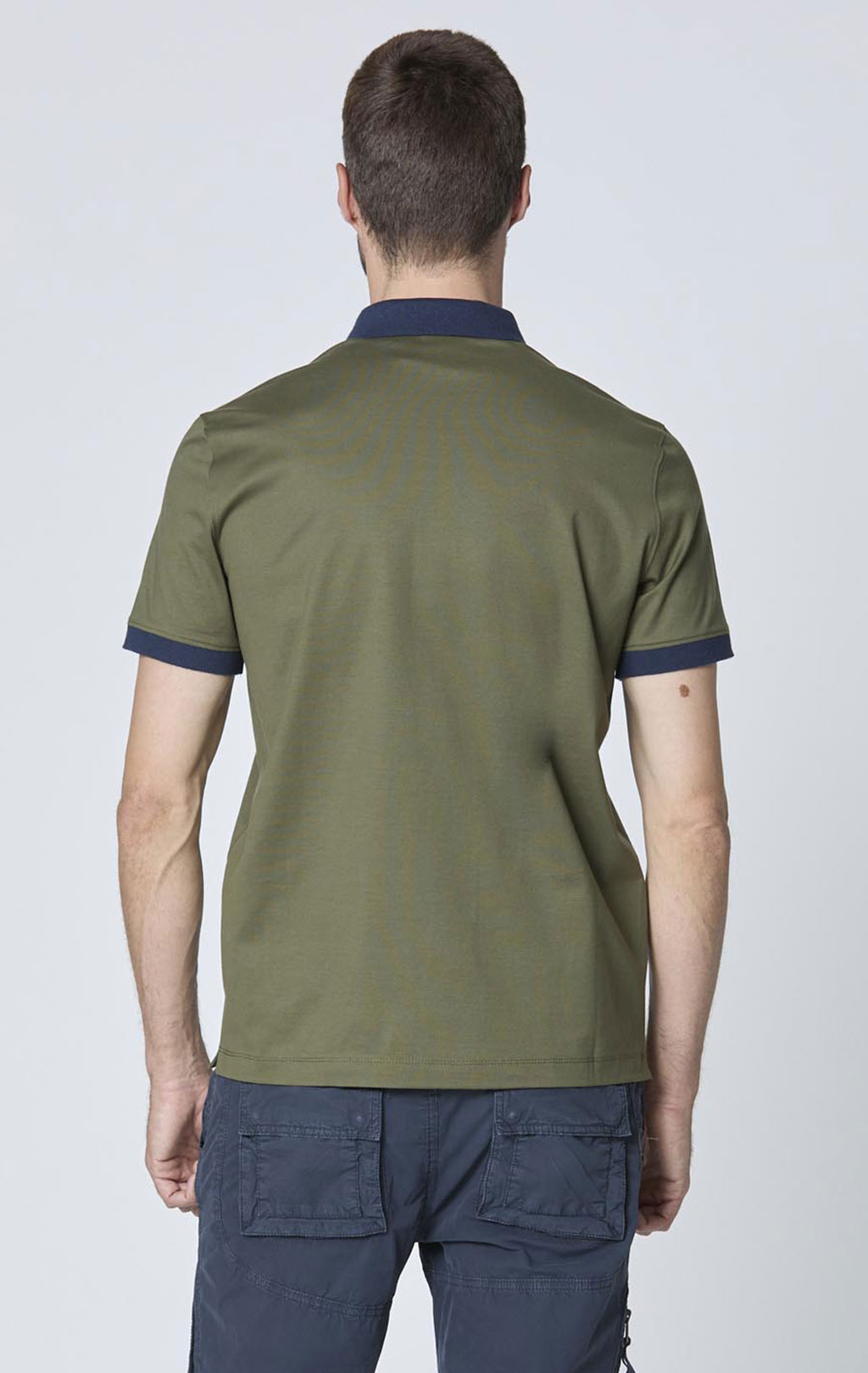 Футболка-поло AERONAUTICA MILITARE SS 25 m/BD military olive (PO 1863) 