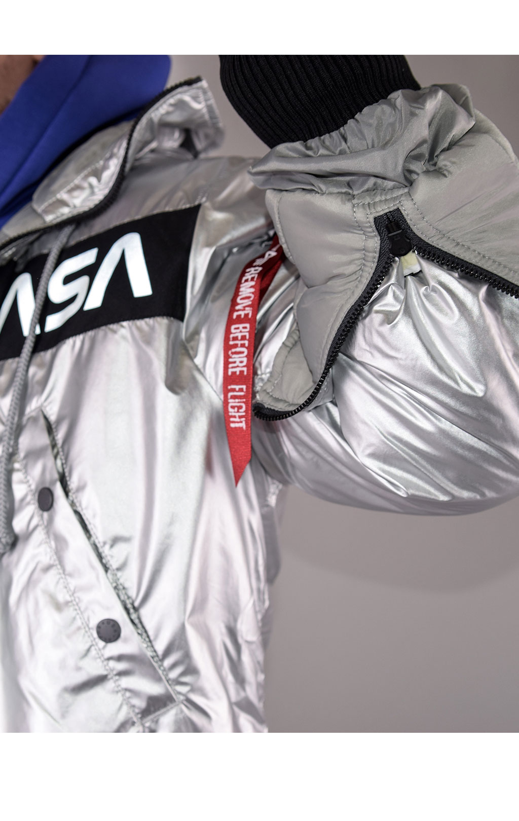 Аляска ALPHA INDUSTRIES NASA N-3B silver 