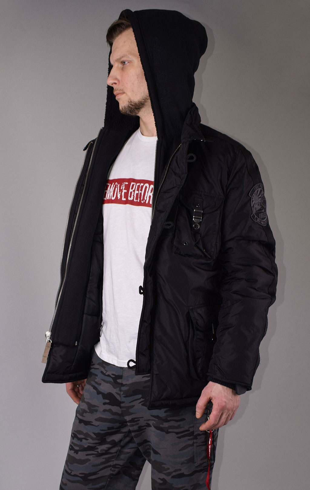 Куртка ALPHA INDUSTRIES COBBS-II black 