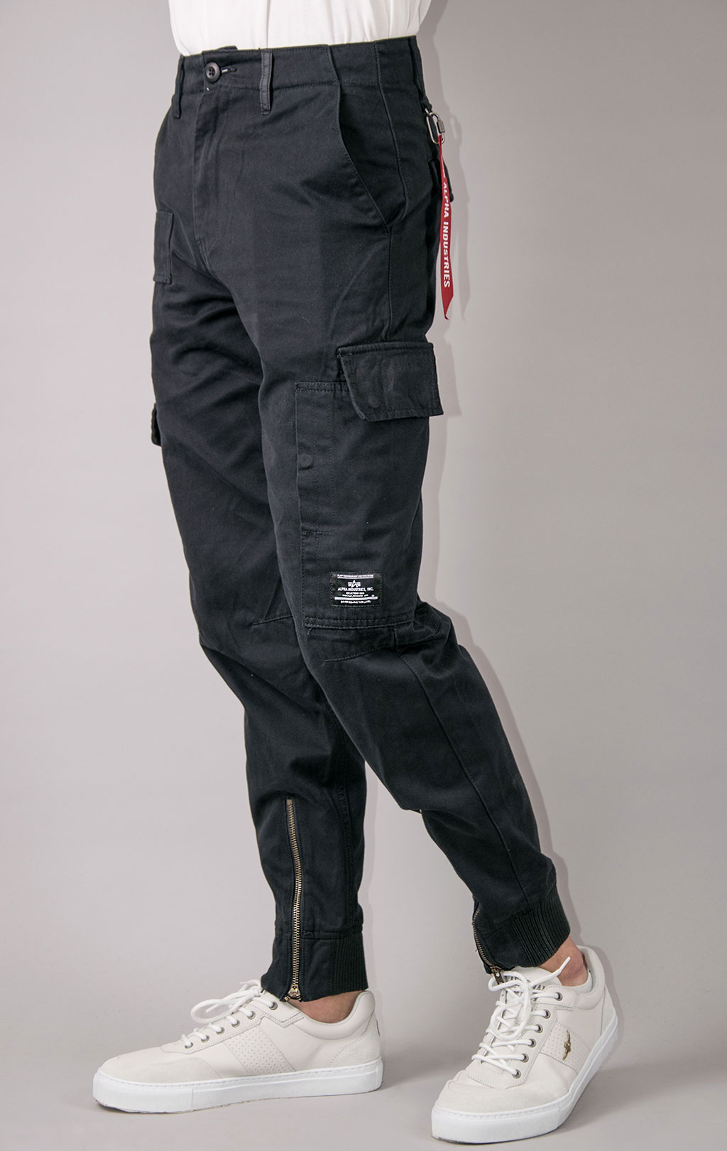 Брюки-карго ALPHA INDUSTRIES A-11 PANT black 