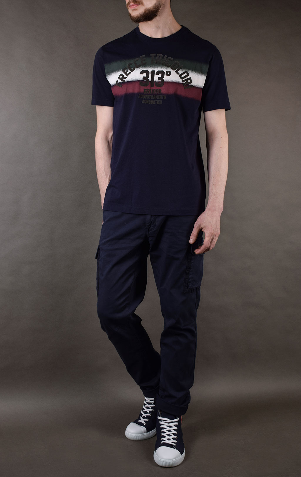 Футболка AERONAUTICA MILITARE SS19 blue navy (TS 1620) 