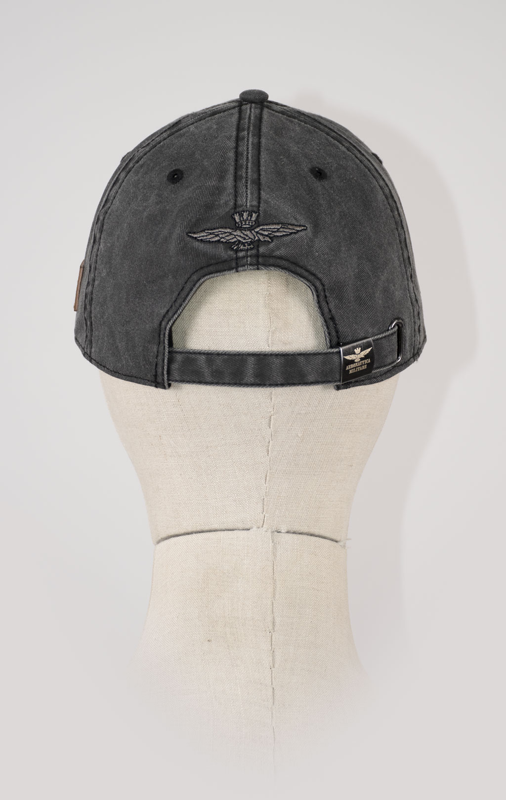 Бейсболка AERONAUTICA MILITARE SS 25 m/CN black washed (HA 1211) 