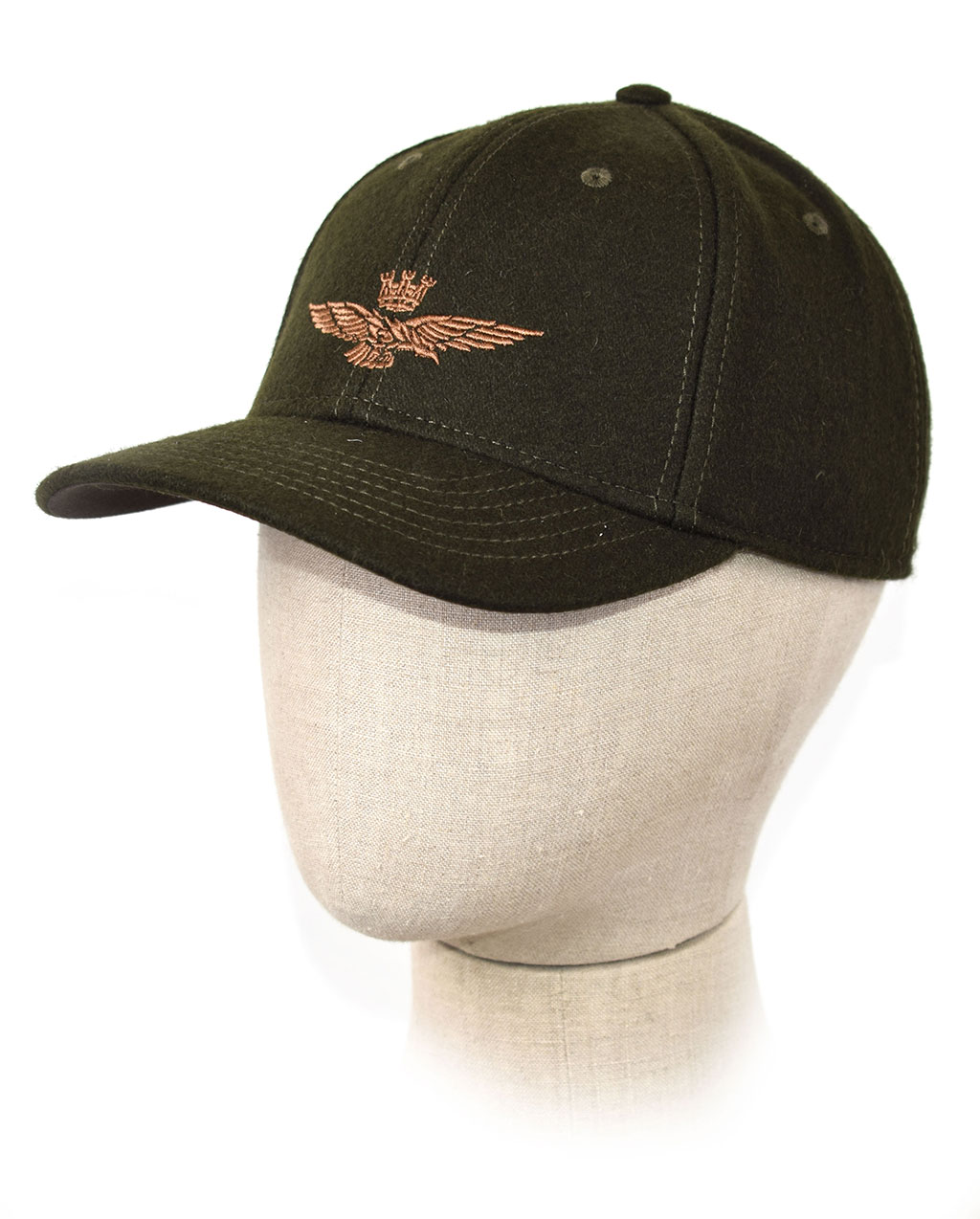 Бейсболка AERONAUTICA MILITARE FW 19/20 verde marcio (HA 992)