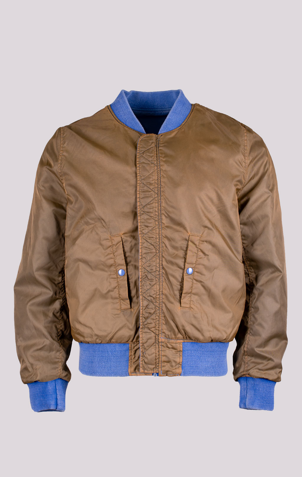 Ветровка-бомбер ALPHA INDUSTRIES L-2B FEAR THE BONES BATTLEWASH FW 21 m light navy 