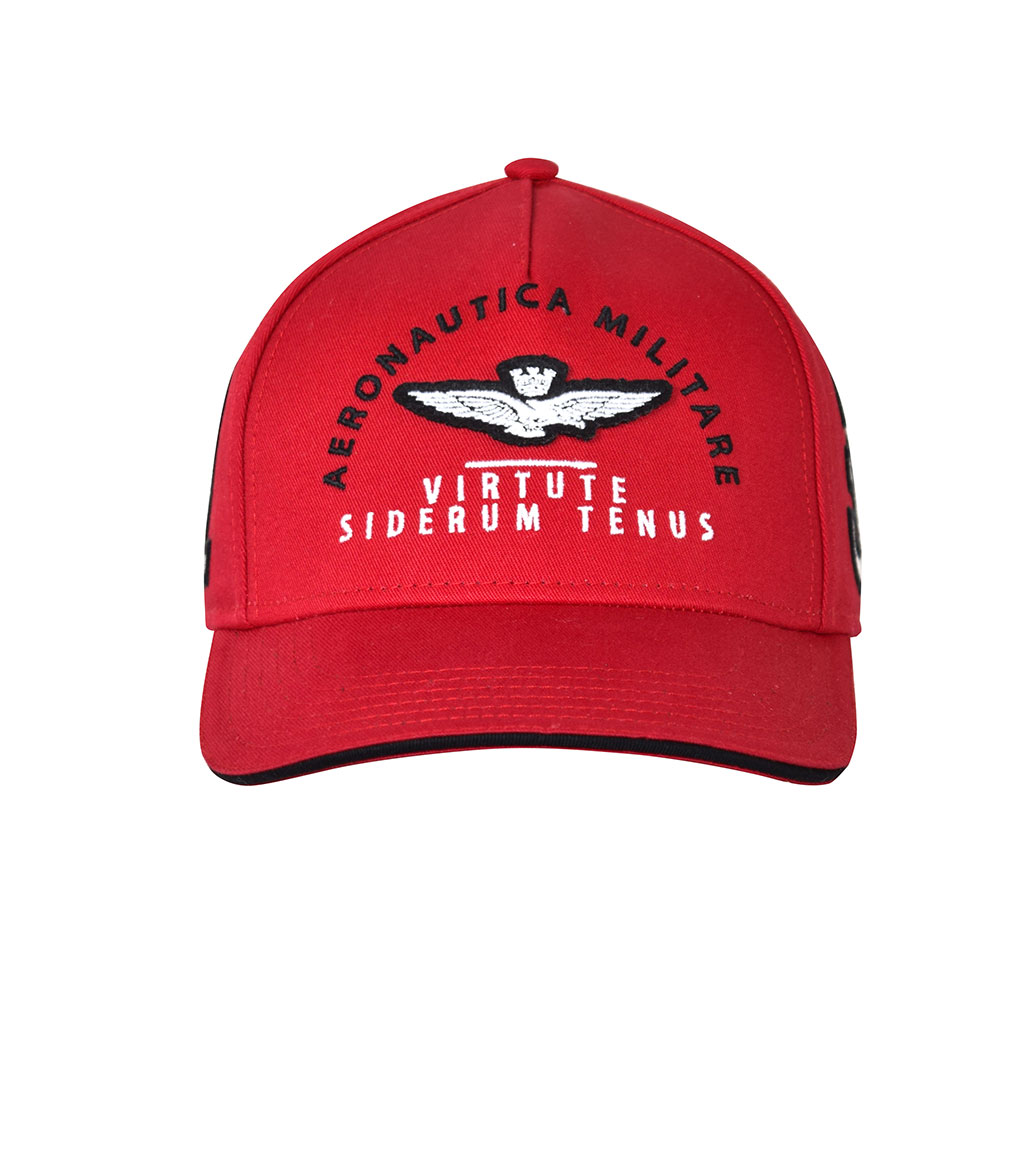 Бейсболка AERONAUTICA MILITARE SS 20/CN rosso (HA 1044)