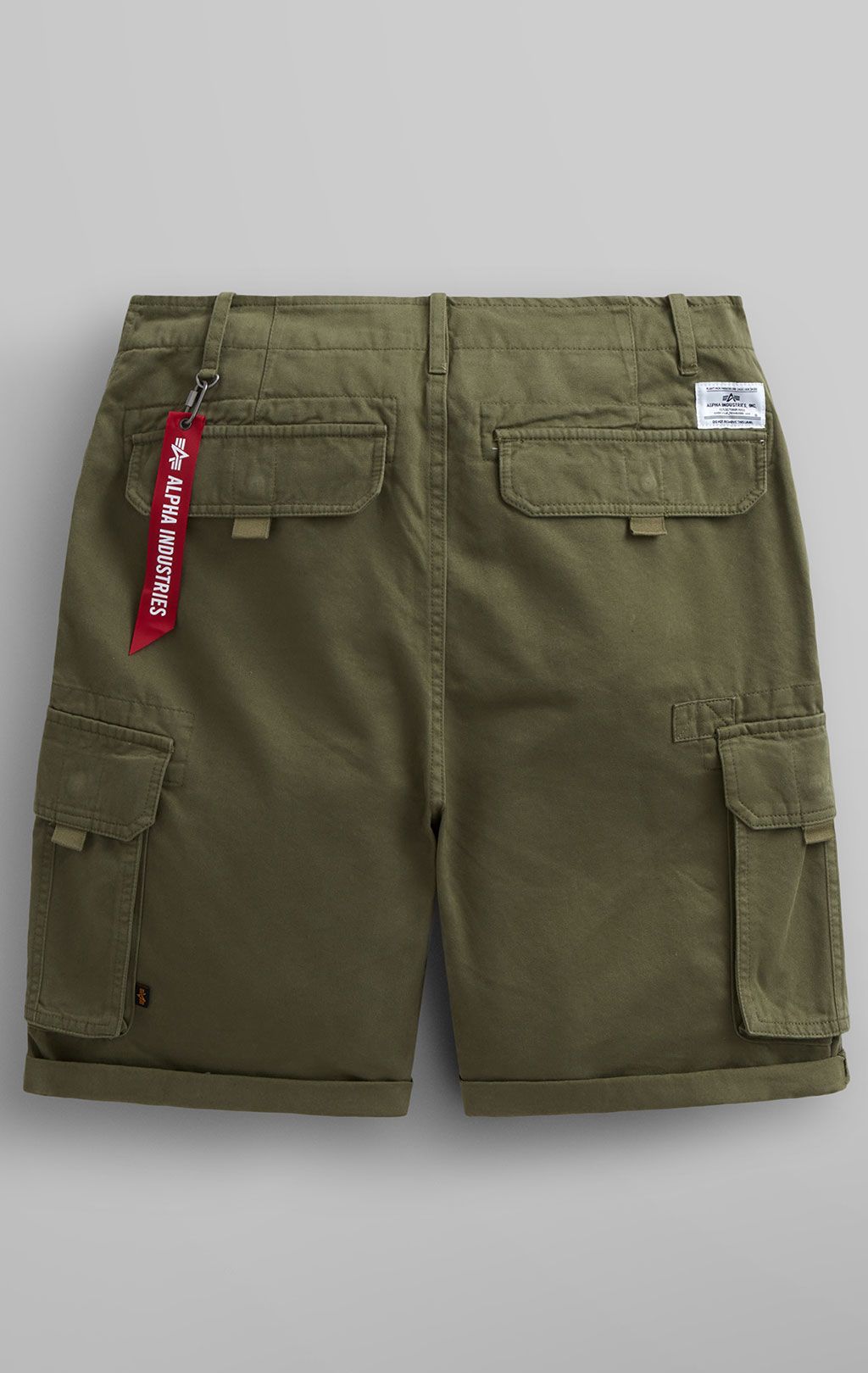 Шорты ALPHA INDUSTRIES CREW SHORT SS 24 m OG-107 green 