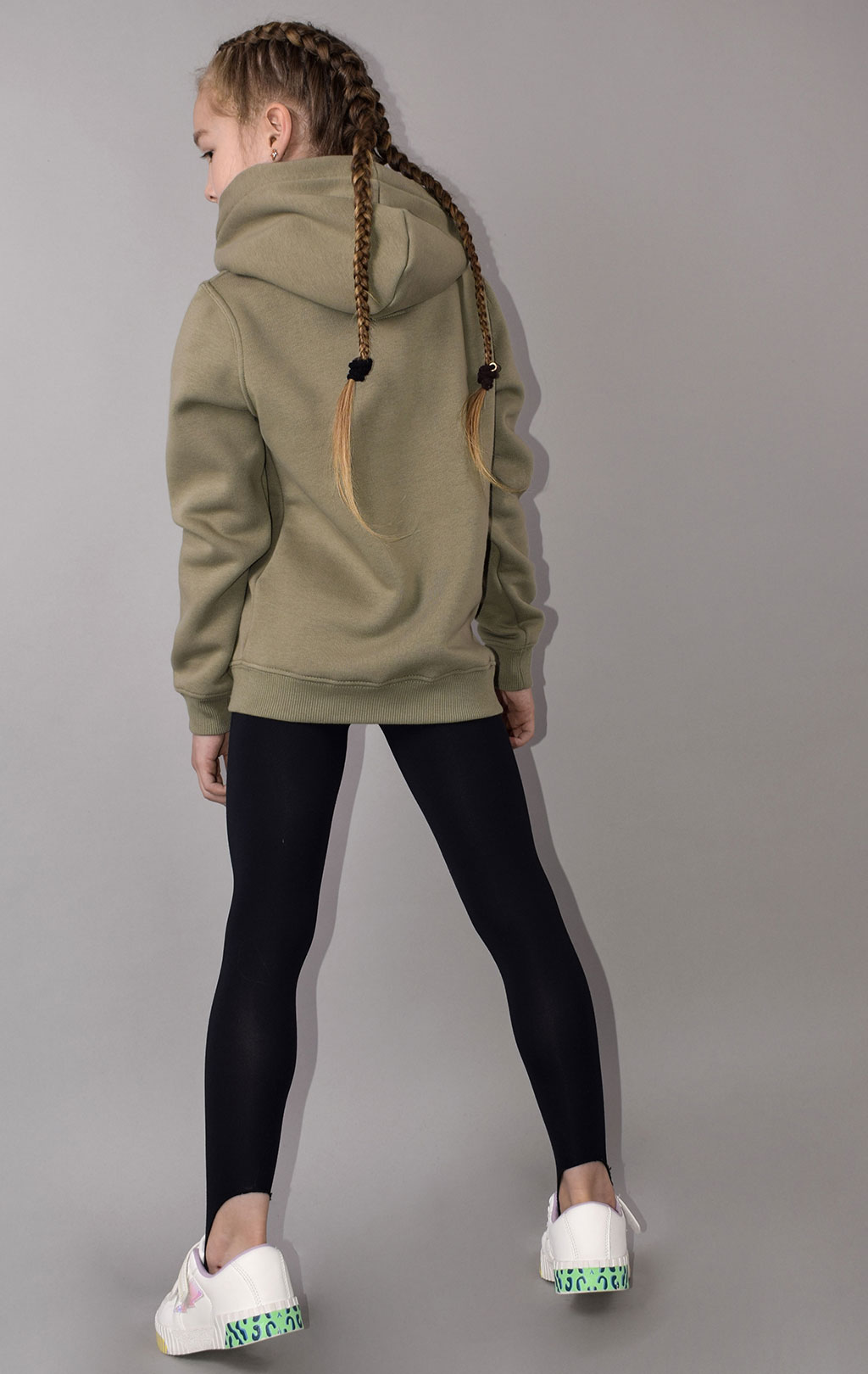 Детская толстовка ALPHA INDUSTRIES BASIC HOODY olive 