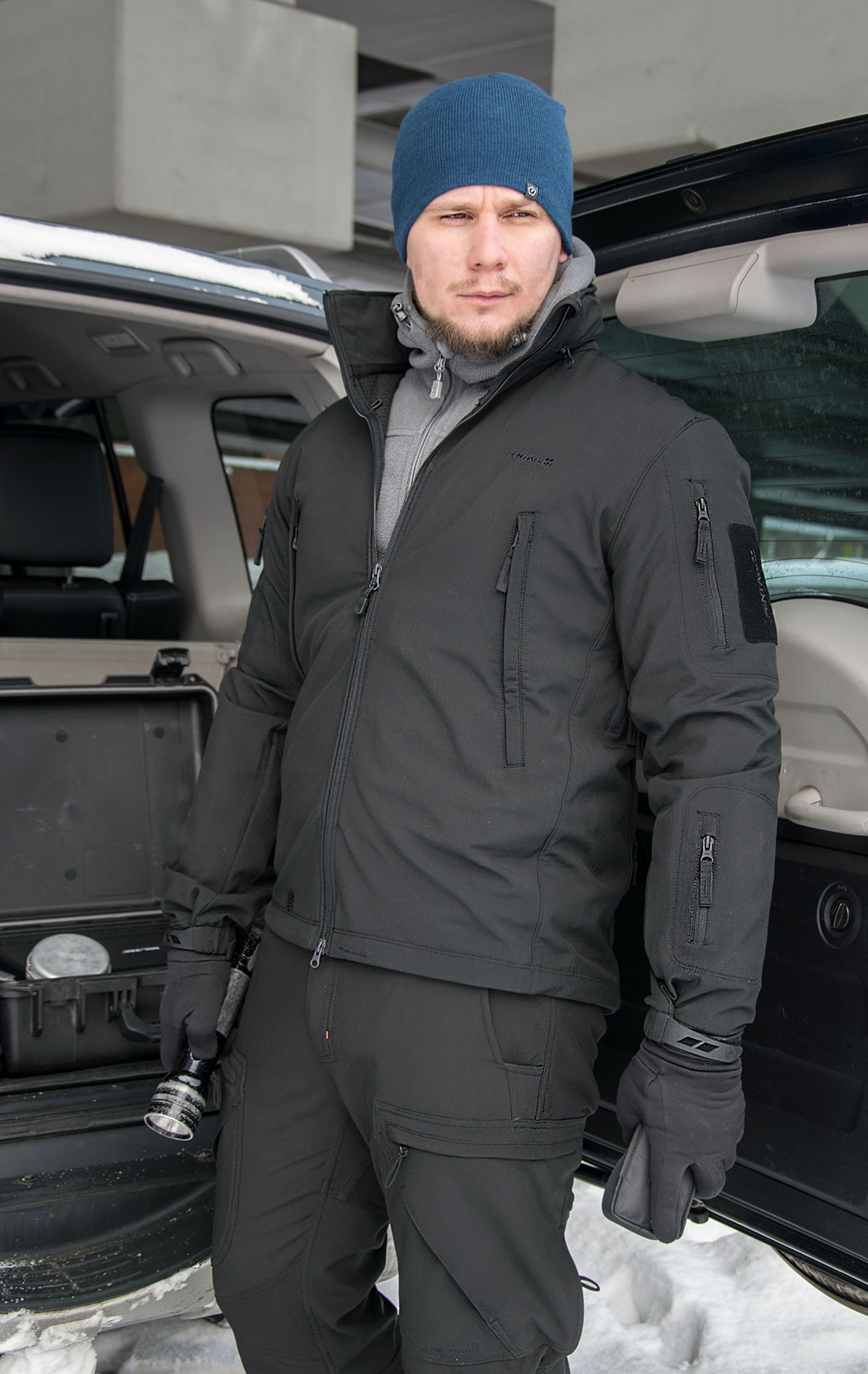 Куртка тактическая softshell Pentagon мембрана ARTAXES big size Soft Shell black 08011 