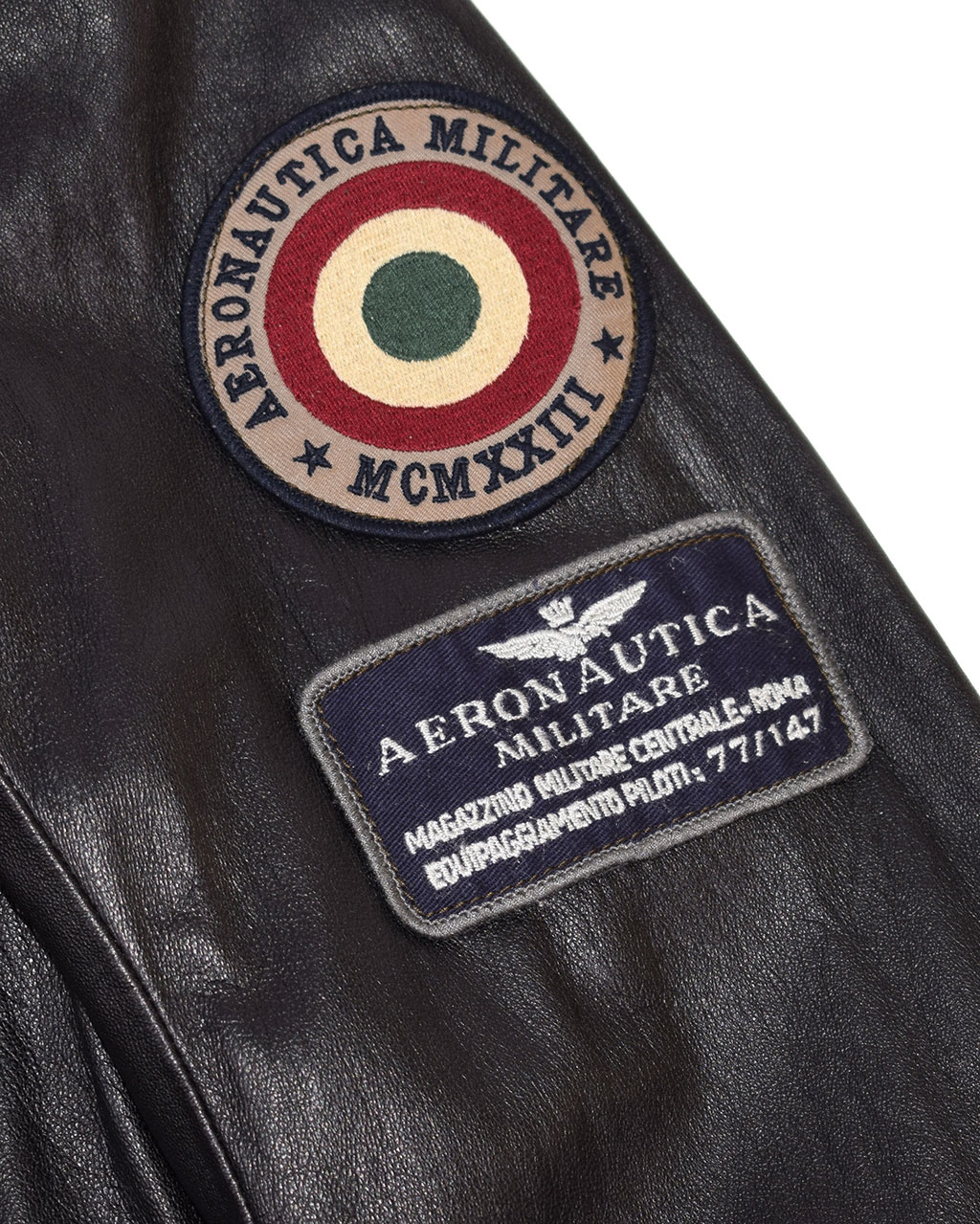 Куртка AERONAUTICA MILITARE кожа SS 20/IT chocolate (PN 5008) 