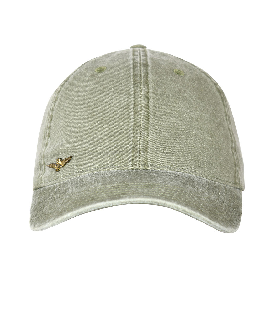 Бейсболка AERONAUTICA MILITARE SS 20/CN verde militare (HA 1045)